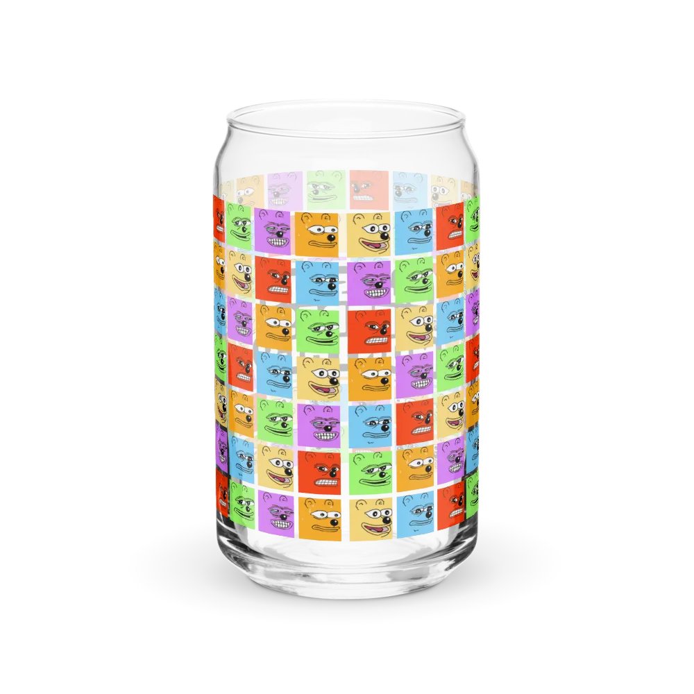 CTM Throwback Bear Tribute Can Glass product image (2)