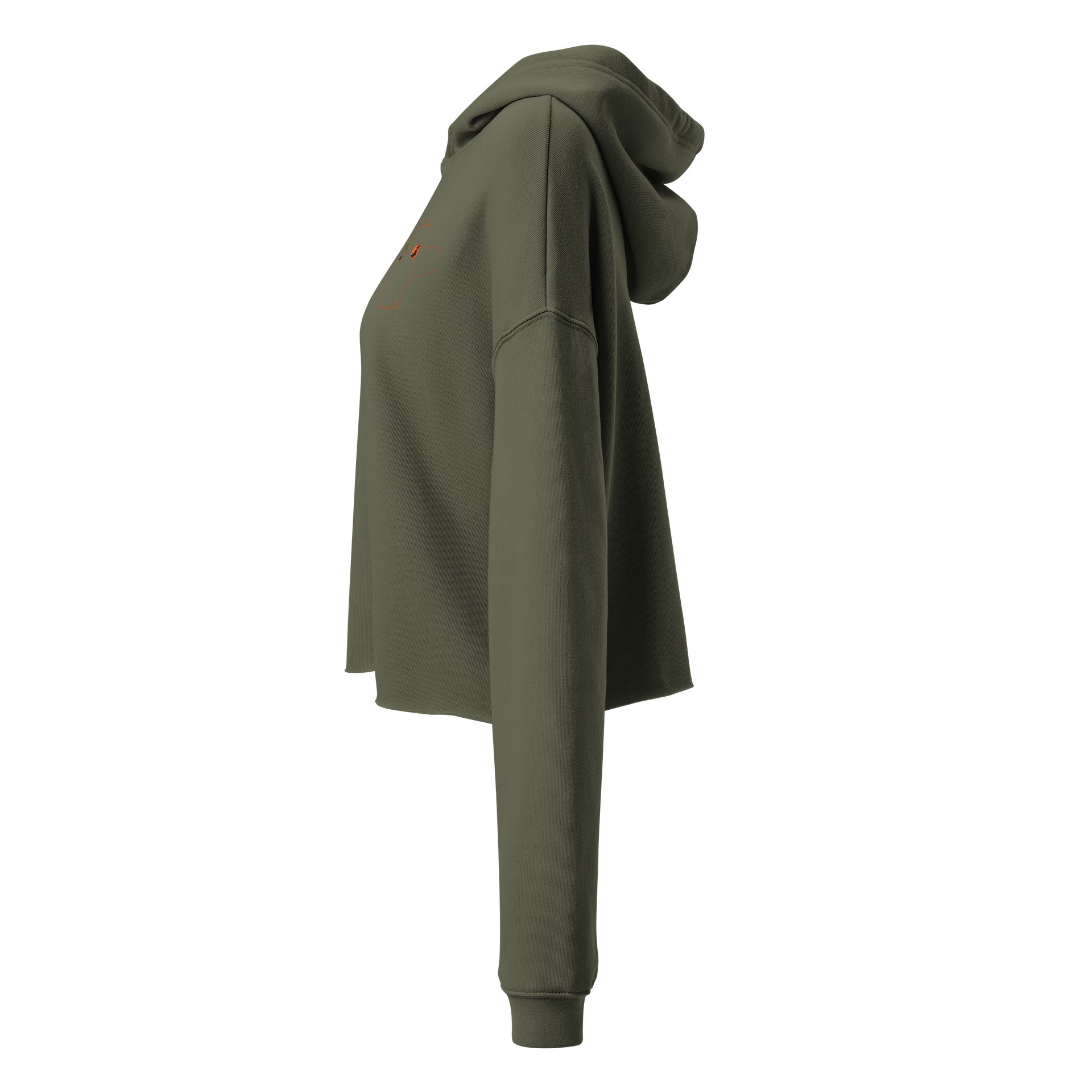 Women’s Crop Hoodie – Minimal product image (3)