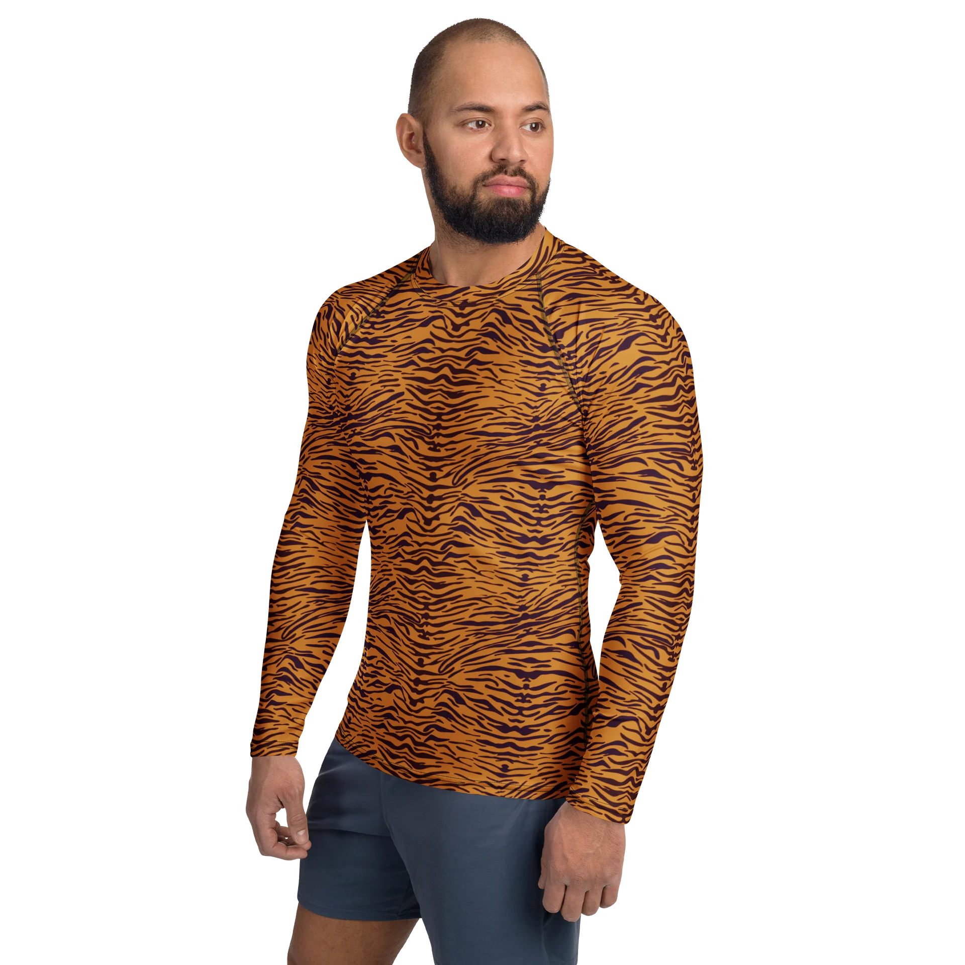Comfortable Men's Rash Guard with Bold Animal Print product image (3)