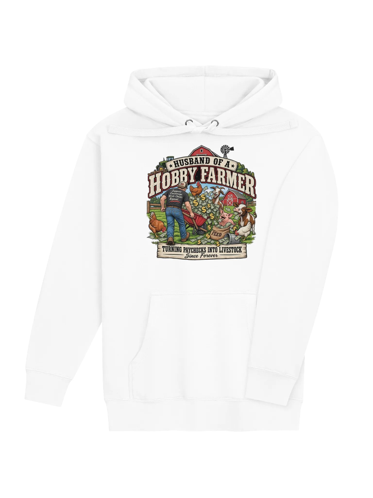 Husband of a Hobby Farmer Hoodie product image (9)
