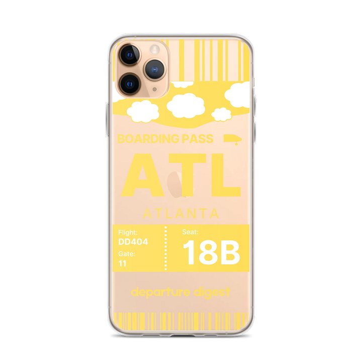 ATL: Atlanta Hartsfield-Jackson Boarding Pass Case (iPhone) product image (1)