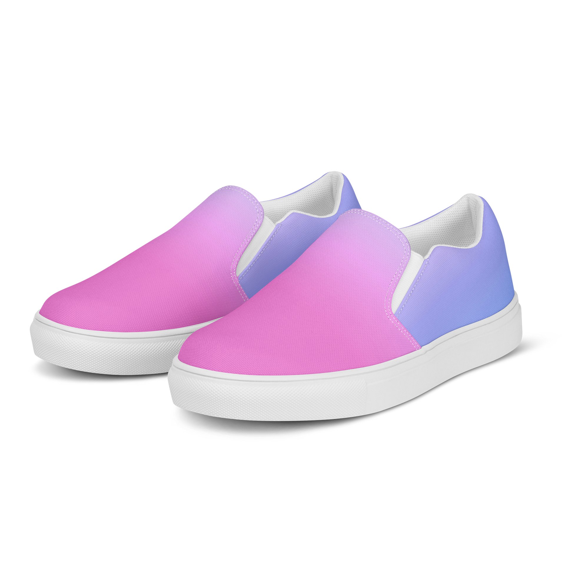 Pink to Blue Slip-On Canvas Shoes product image (3)