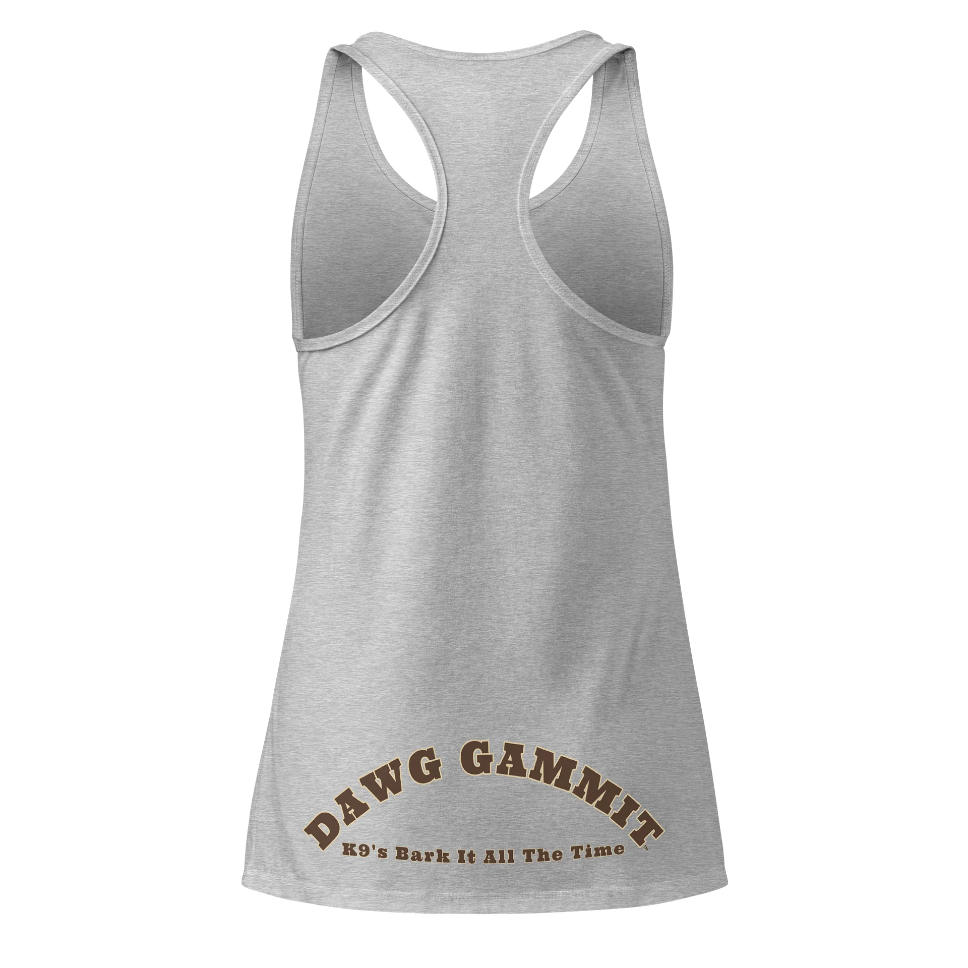 DAWG GAMMIT™ Chihuahua Fitted Racerback Tank Top product image (6)