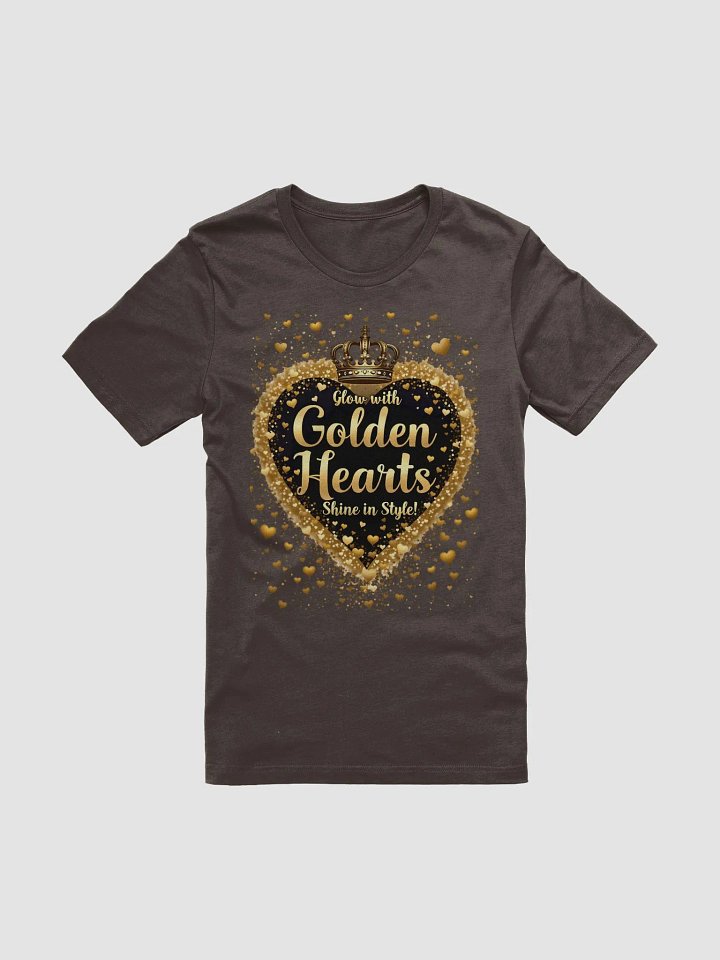 Black History Month Golden Hearts Shine in Style T-Shirt product image (3)