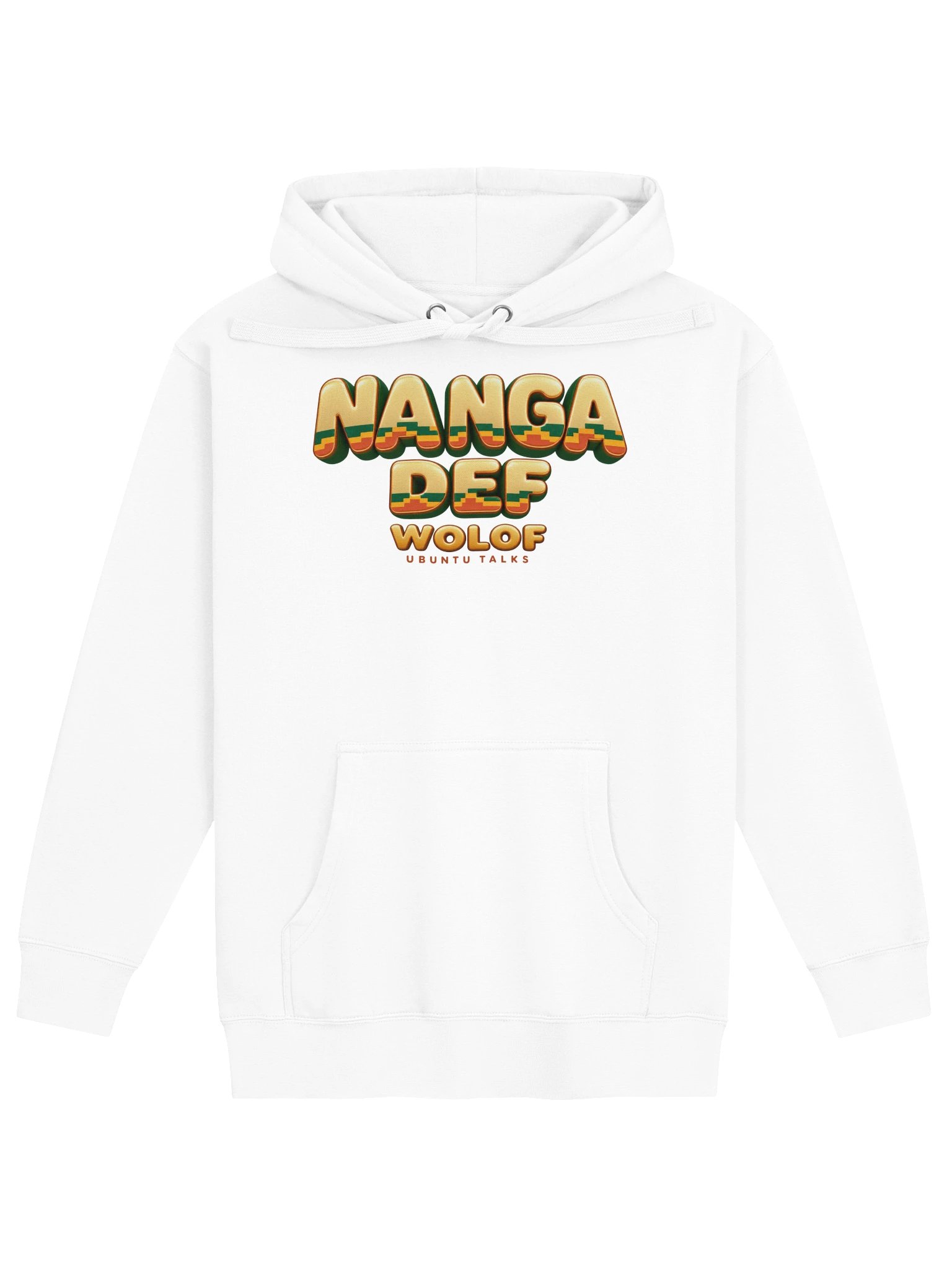 Ubuntu Talks Heritage — NA NGA DEF | Wolof Premium Hoodie product image (1)