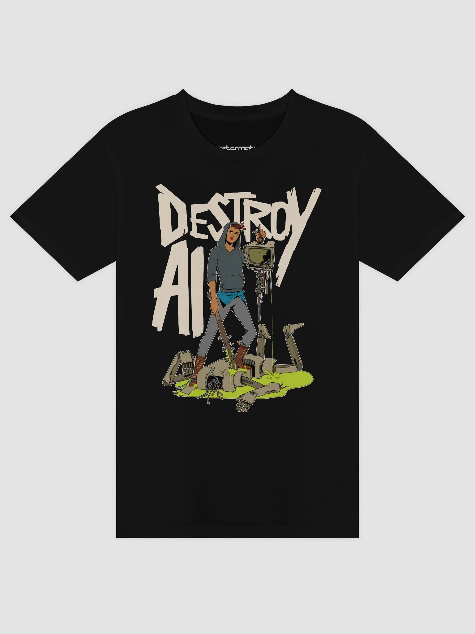 'Destroy AI' T-Shirt (Unisex) product image (1)