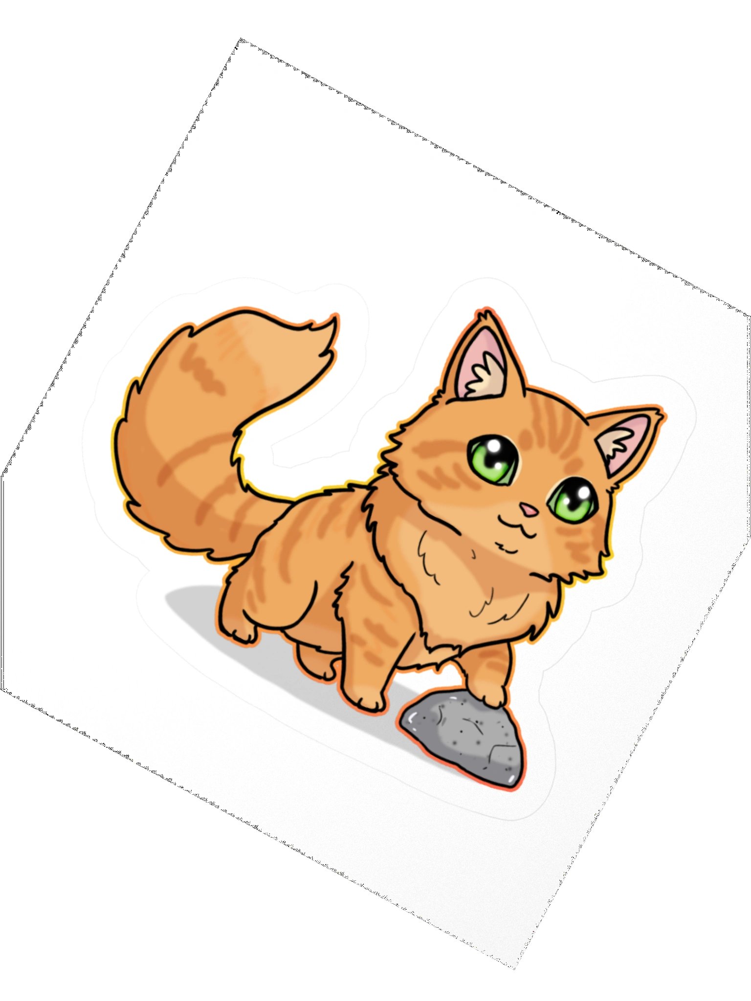 Fluffy Cat Sticker product image (2)