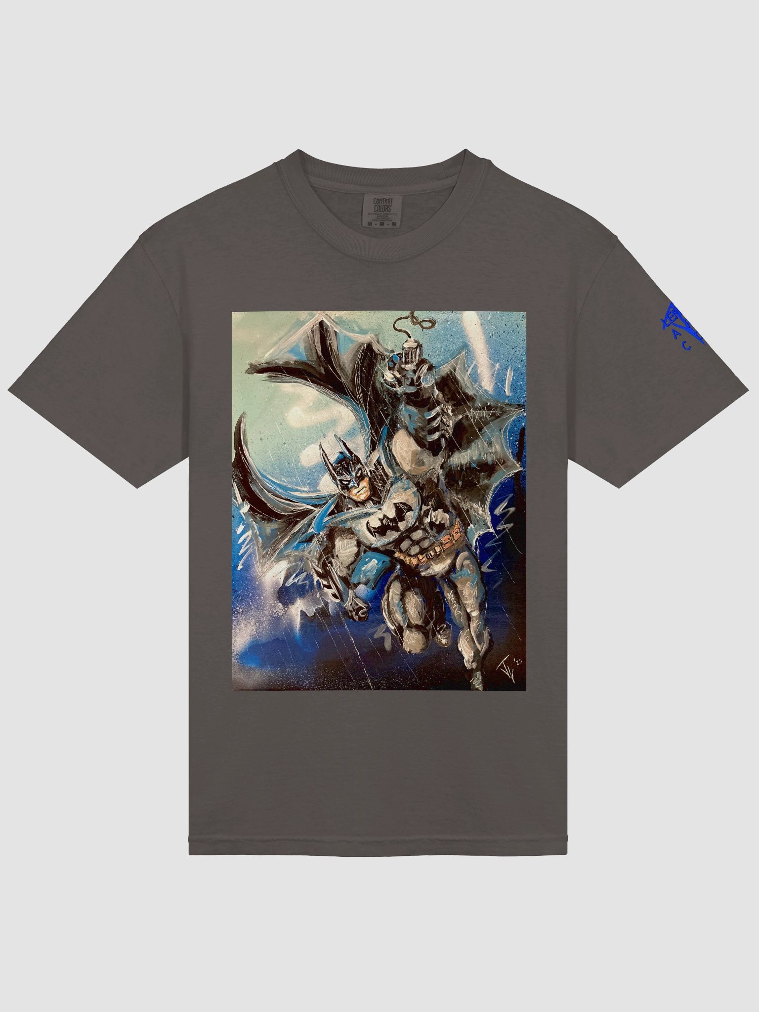 Batman Grappling in the Rain Unisex T-Shirt product image (33)