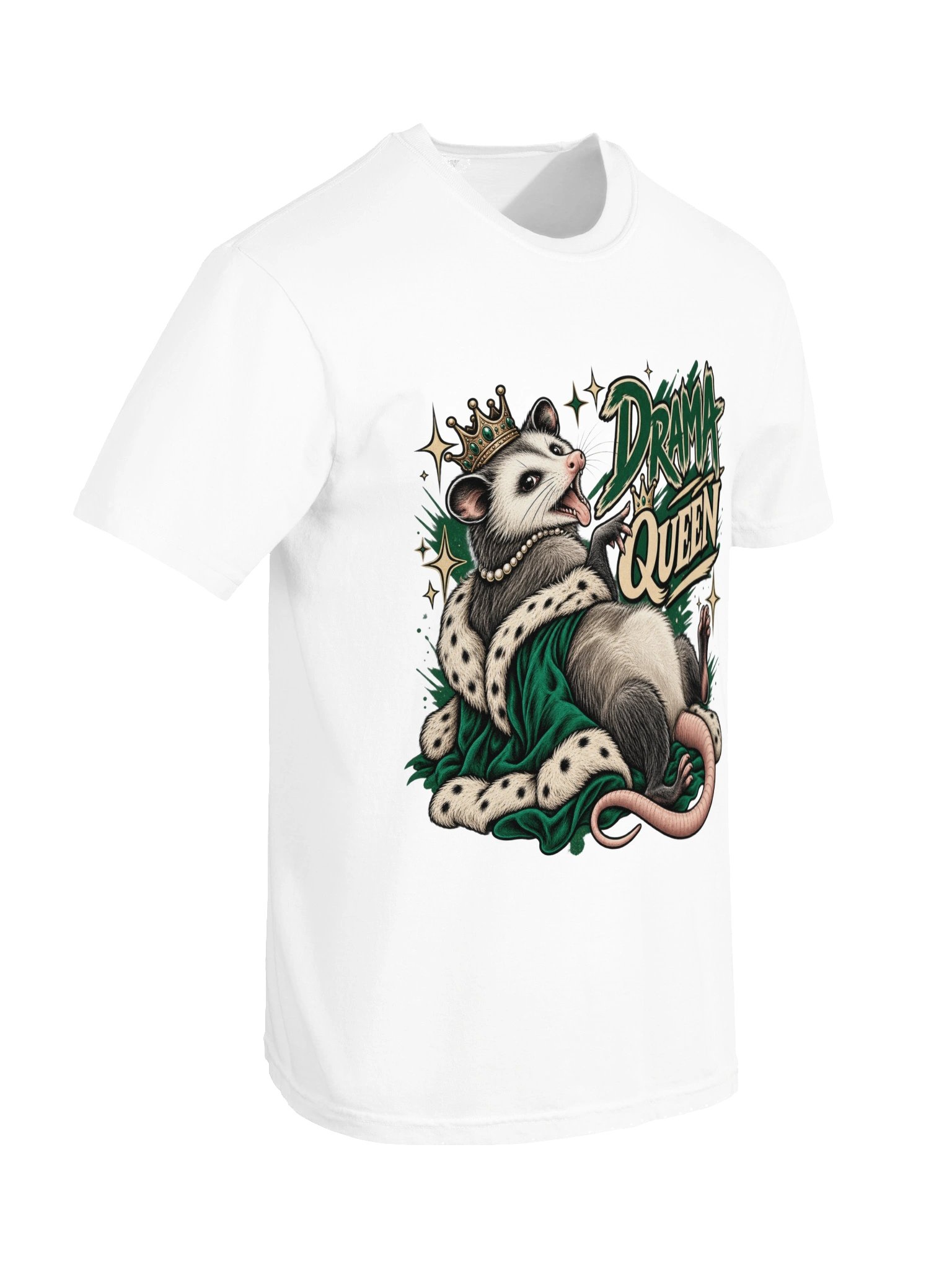 Opossum Drama Queen - Sarcastic Funny Animal Lover T-Shirt | Witty Possum Humor Tee product image (5)