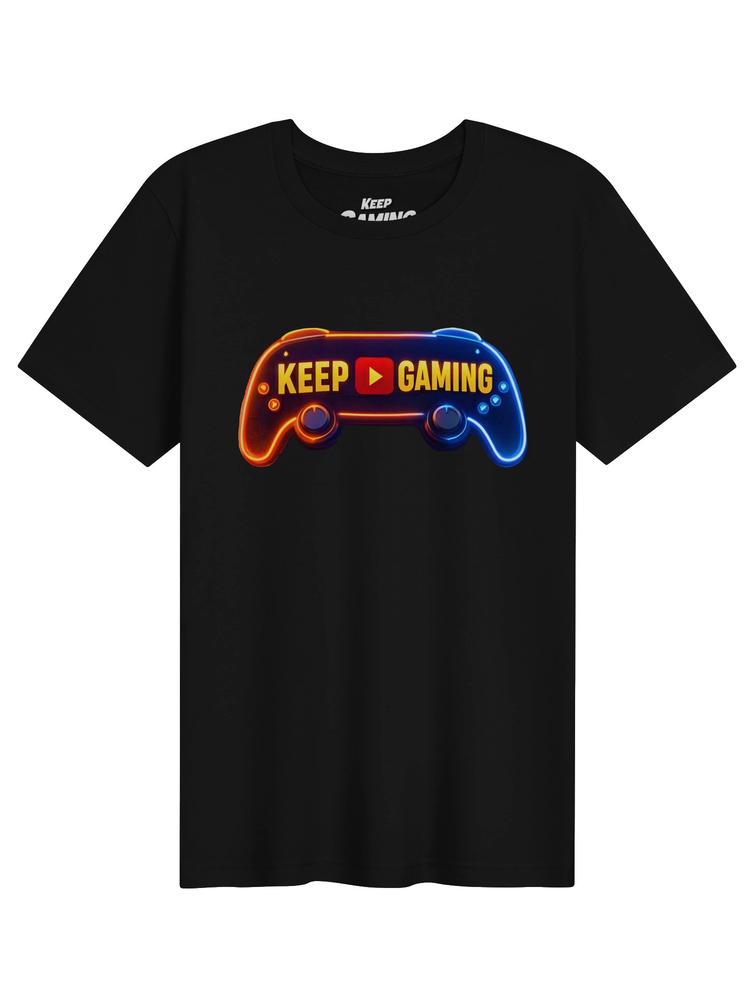 Keep Gaming Neon Controller Tee product image (1)