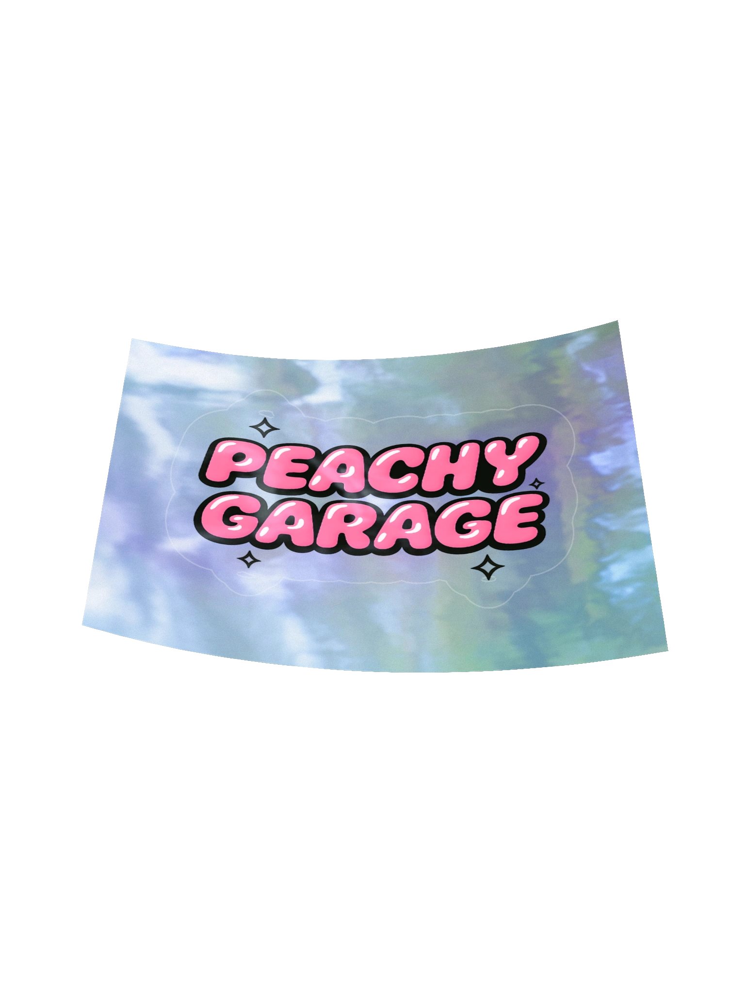 Peachy Garage Holographic Bubble Sticker product image (18)