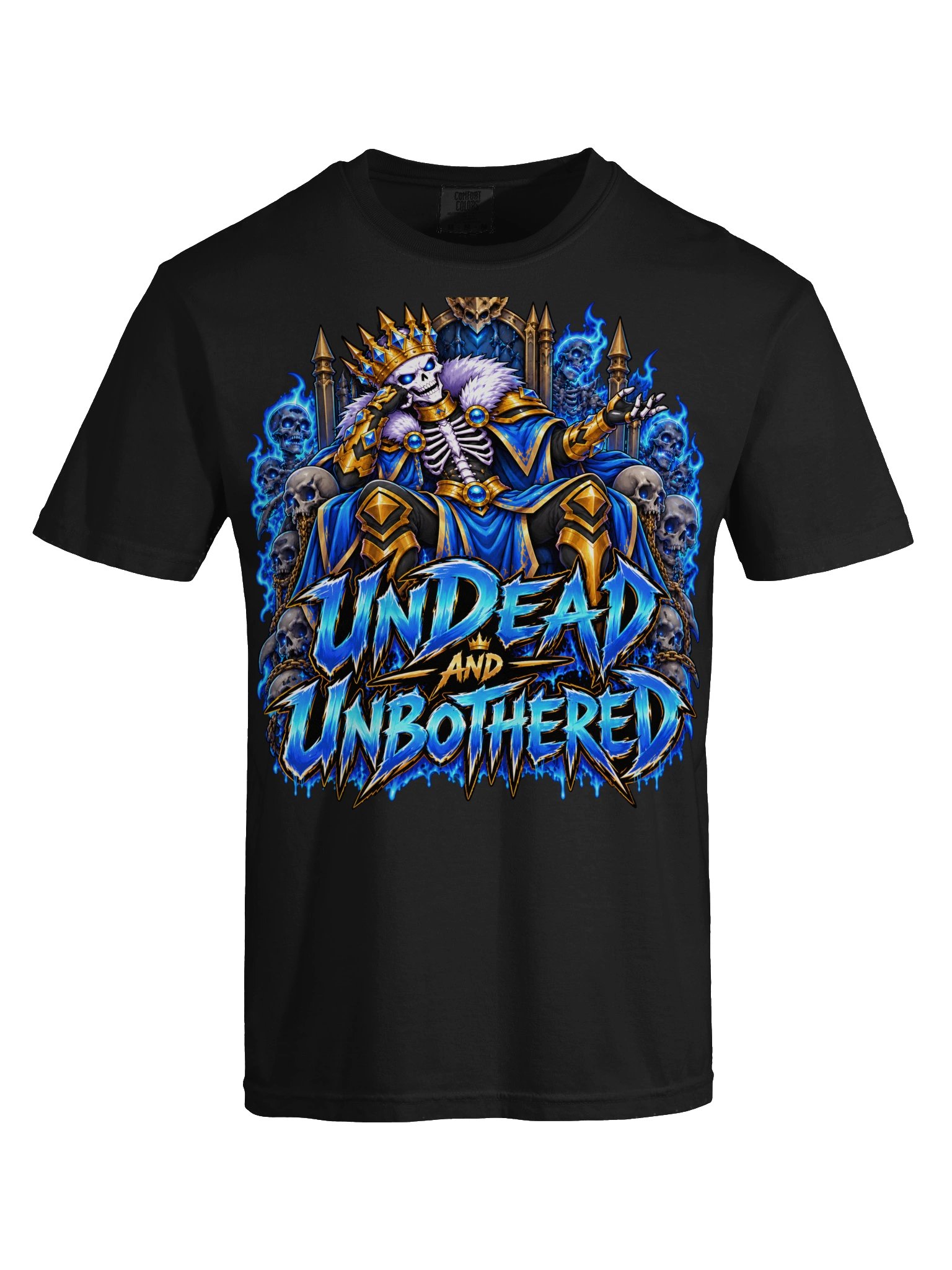 Undead And Unbothered Tee (Blue) product image (9)