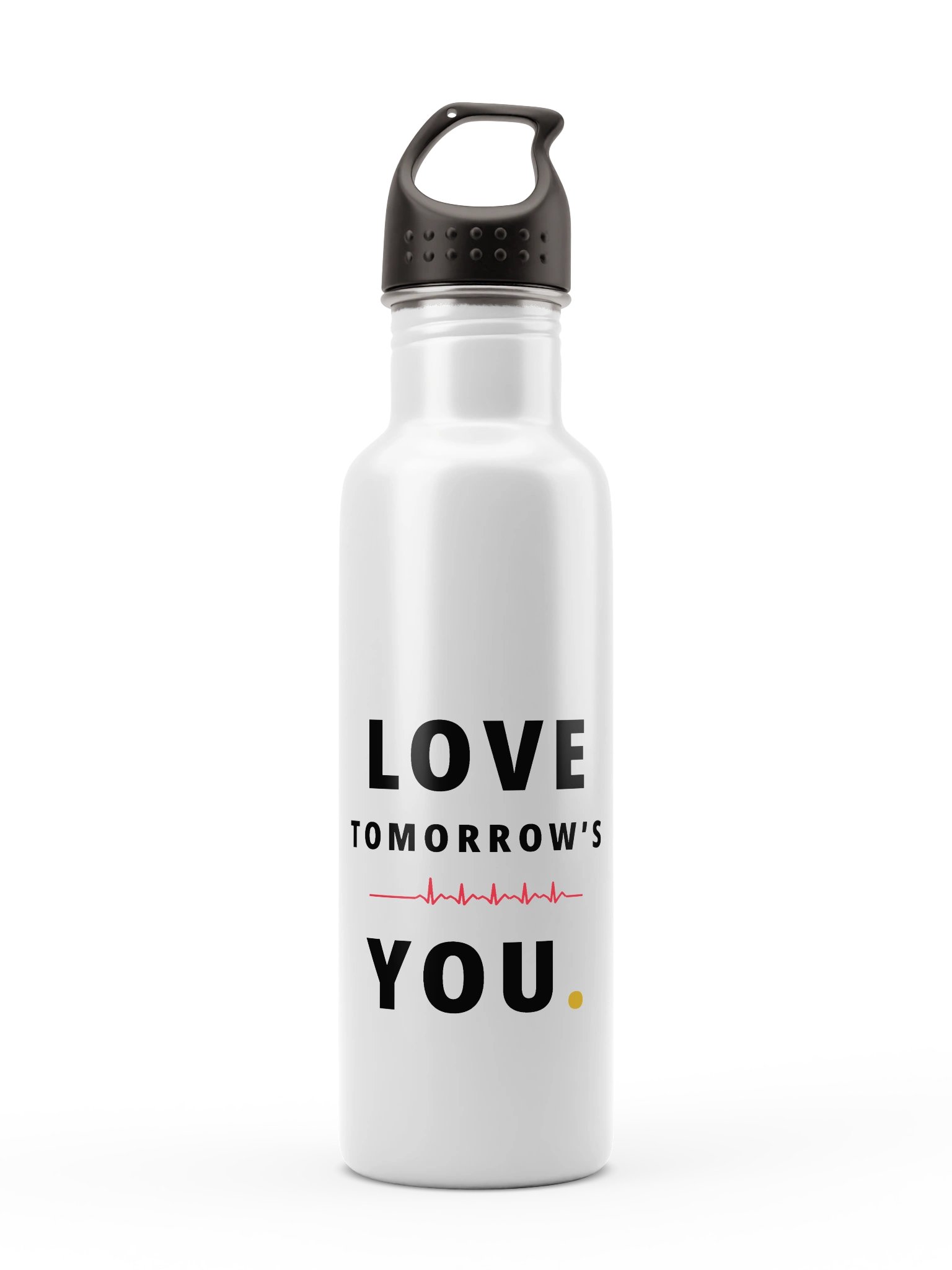 Love Tomorrow's You — Water Bottle (White) product image (1)