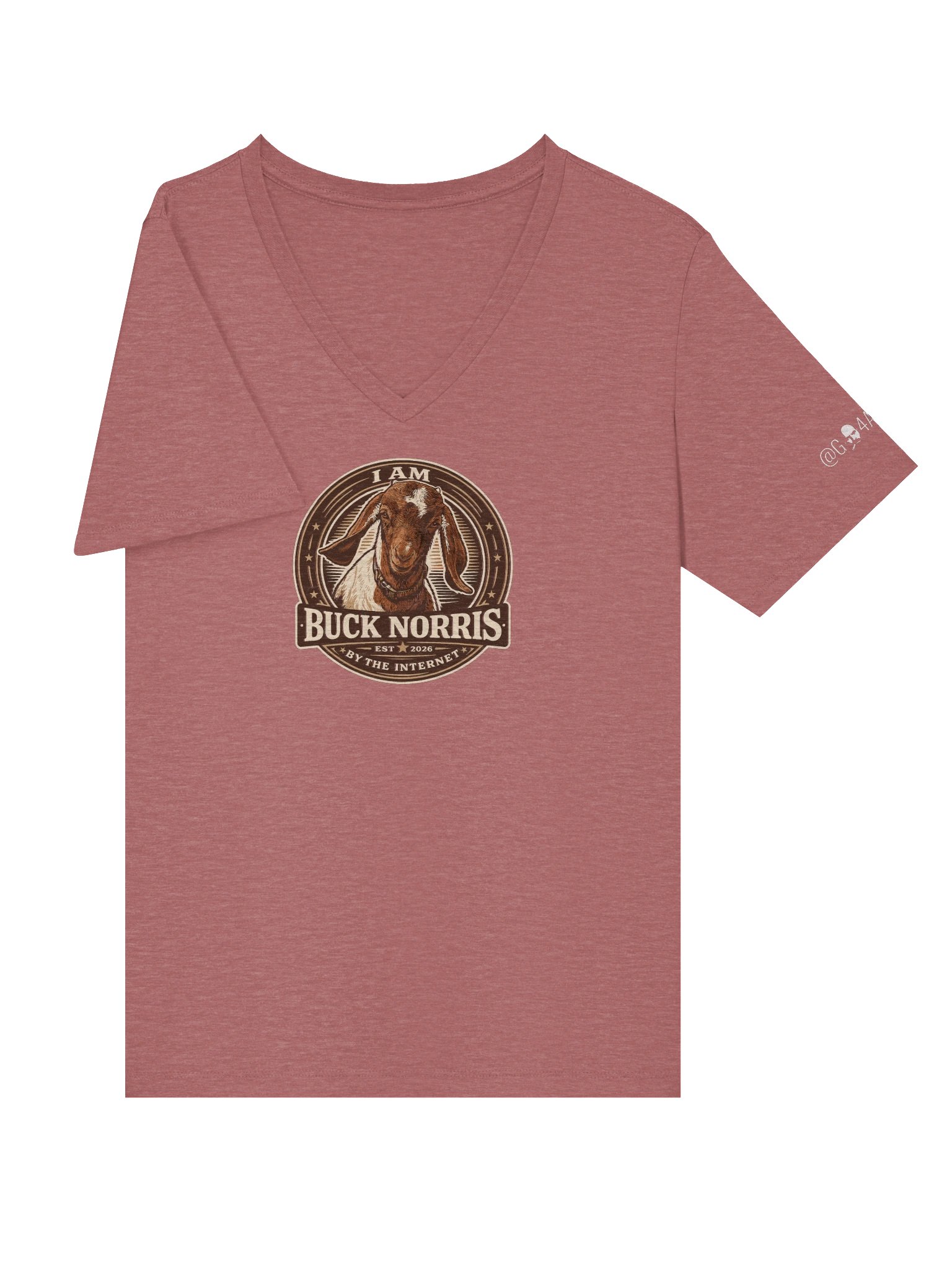 I AM BUCK NORRIS LIMITED WOMEN'S V-NECK product image (5)