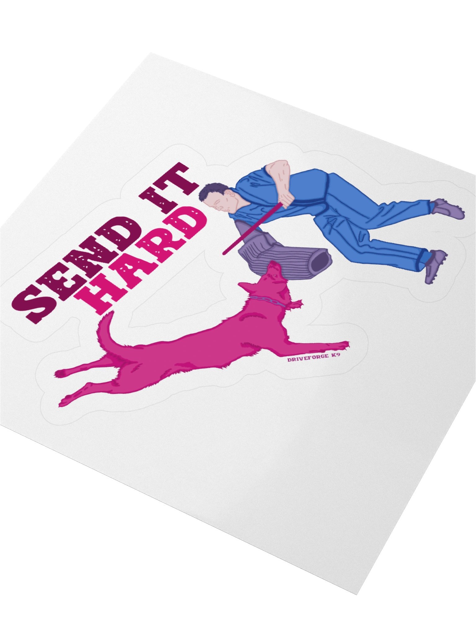 Sent It Hard Vinyl Sticker product image (3)