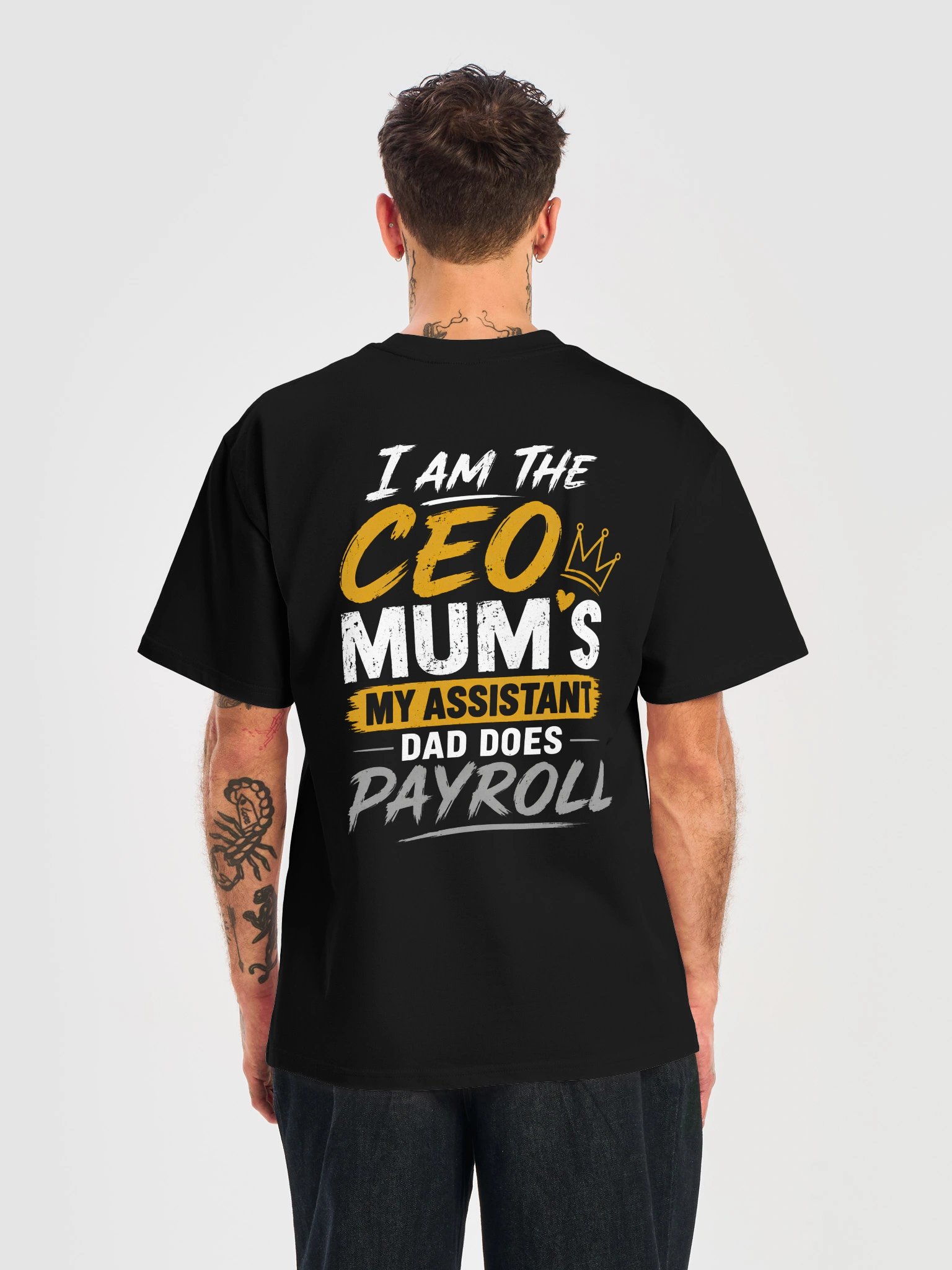 CEO Mum's Assistant – Dad Does Payroll T-Shirt product image (2)