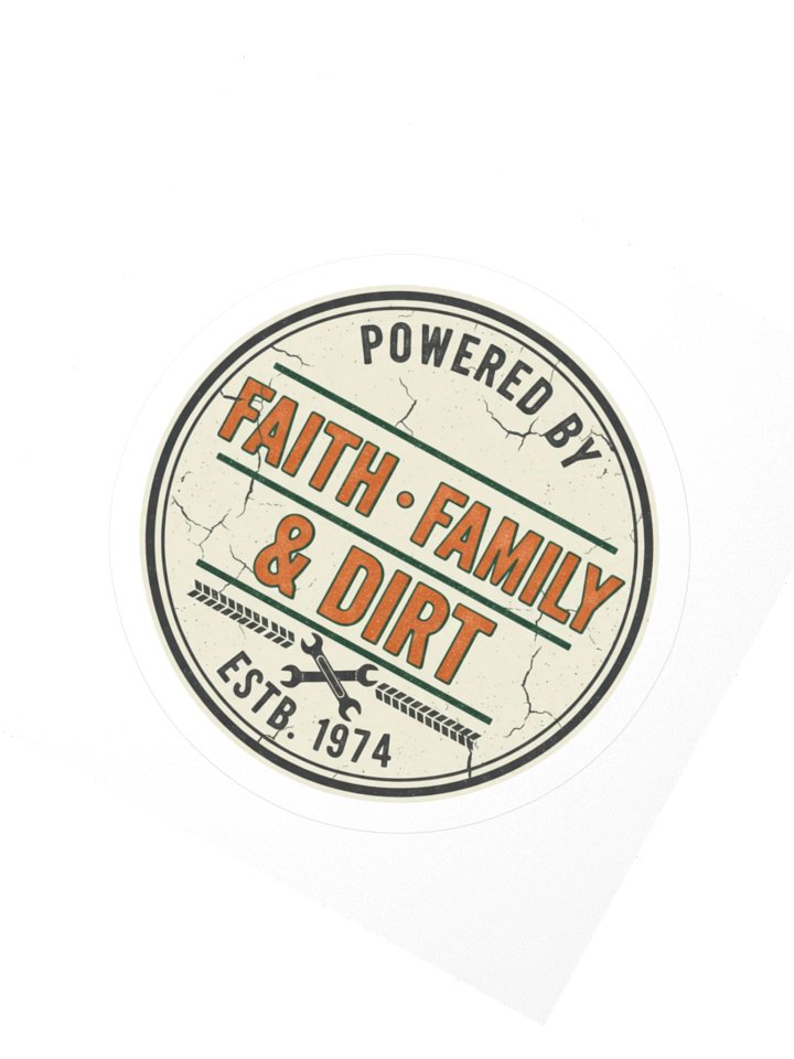 Faith & Family Distressed Stickers product image (4)