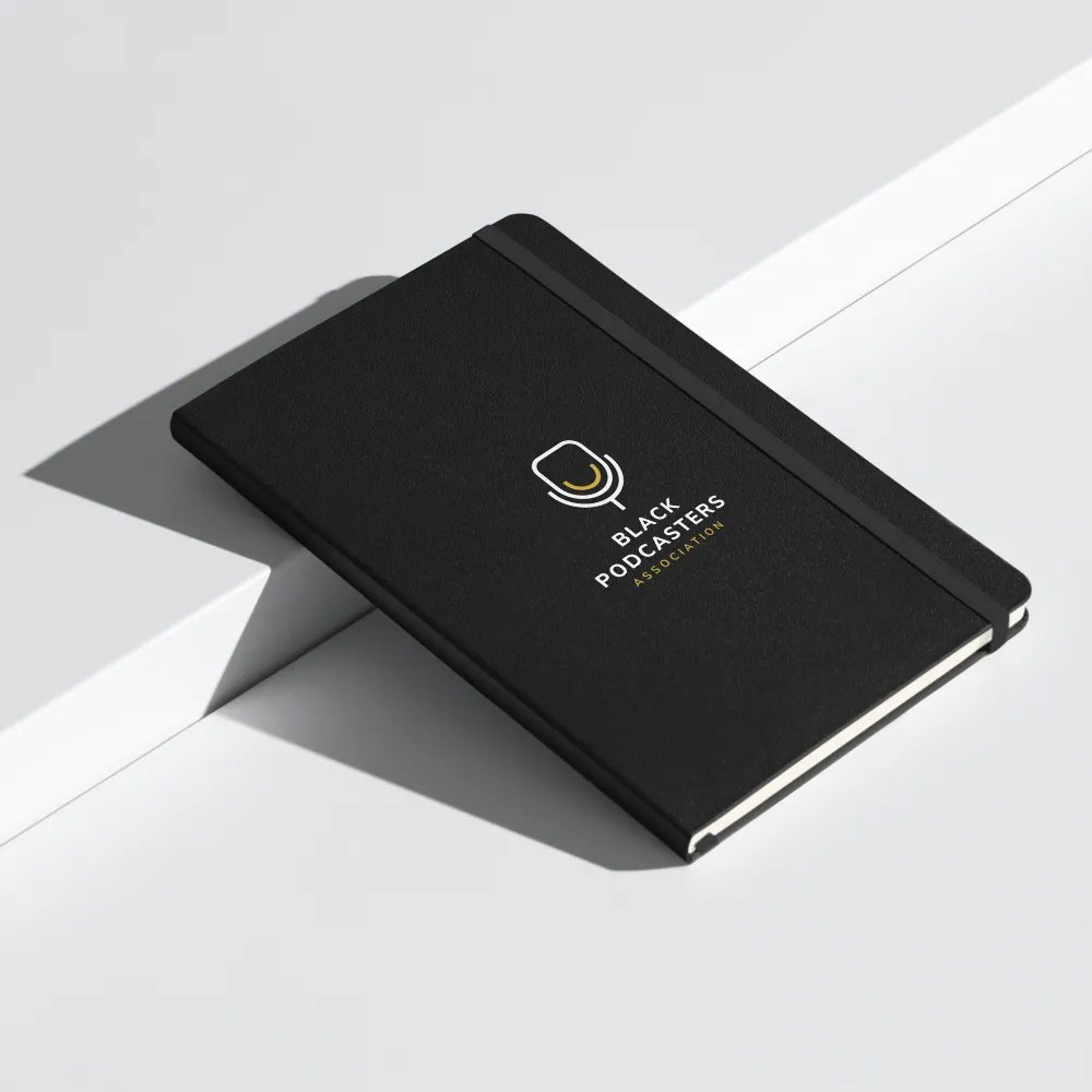 Black Podcasters Association Hardcover Notebook product image (8)