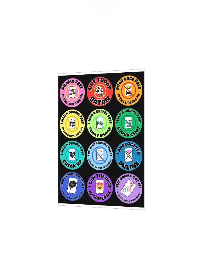 Drama Free Is The Life For Me™️ Accomplishments | Poster, Vertical product image (8)