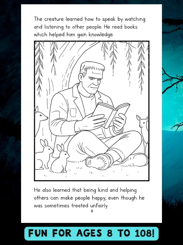Frankenstein's Creation Coloring Book product image (2)