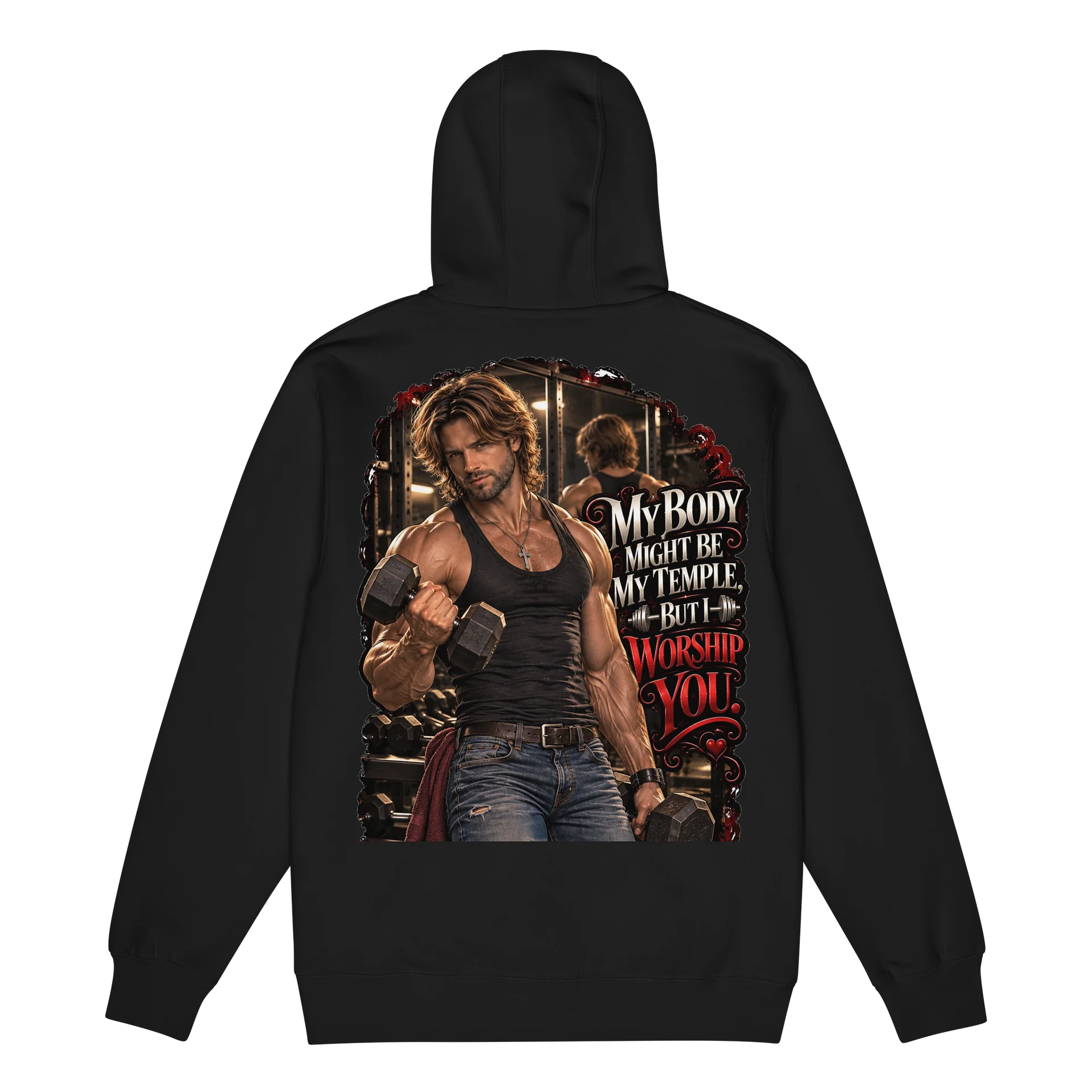 Bruce — Dark Gothic Horror Full-Zip Hoodie product image (3)