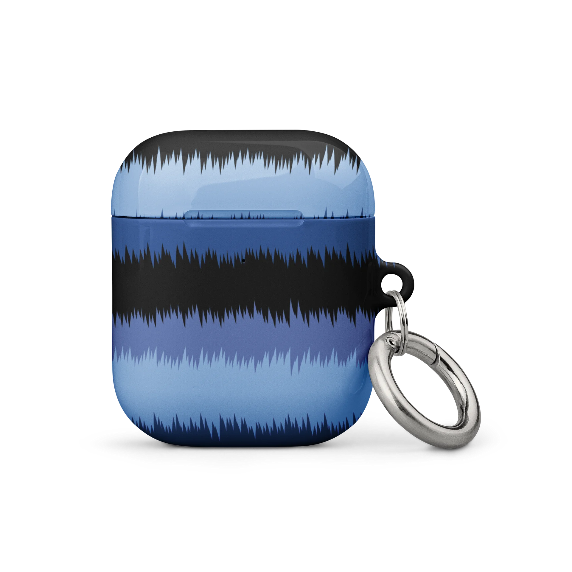 Blue Zigzag Abstract AirPods® Case product image (1)