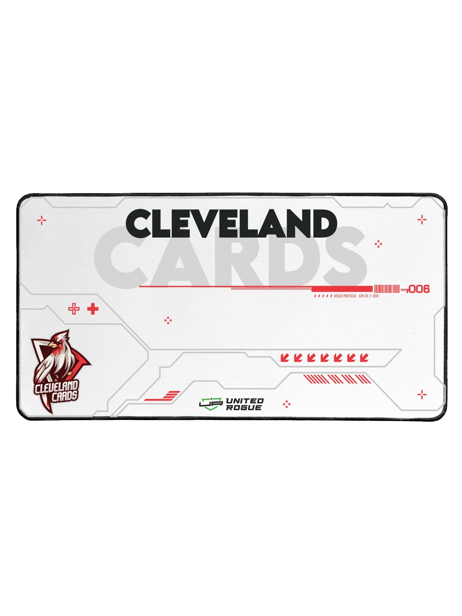 Cleveland Cards White Desk Mat product image (1)