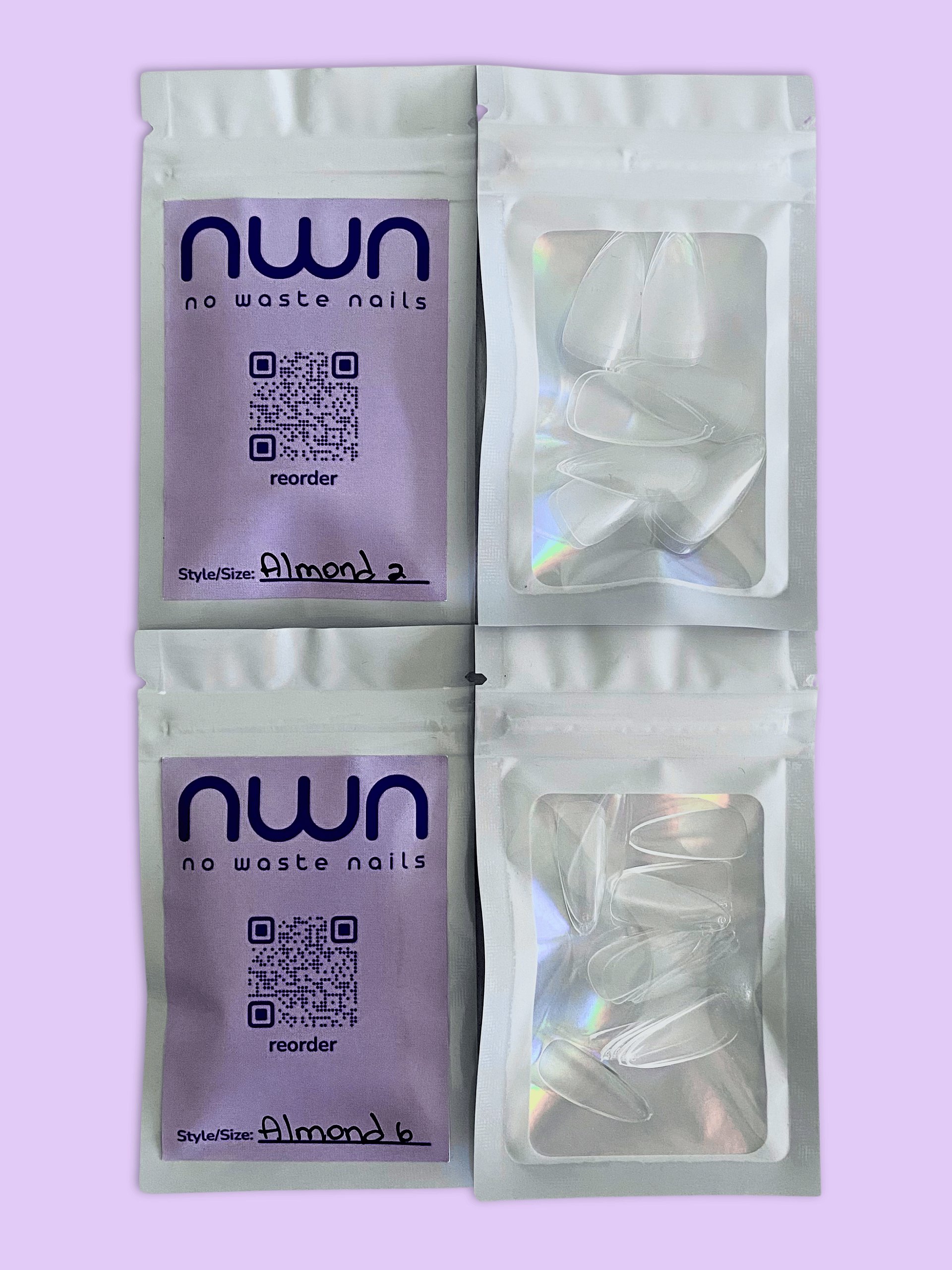 Almond Soft Gel Nail Tips (By Size) product image (1)