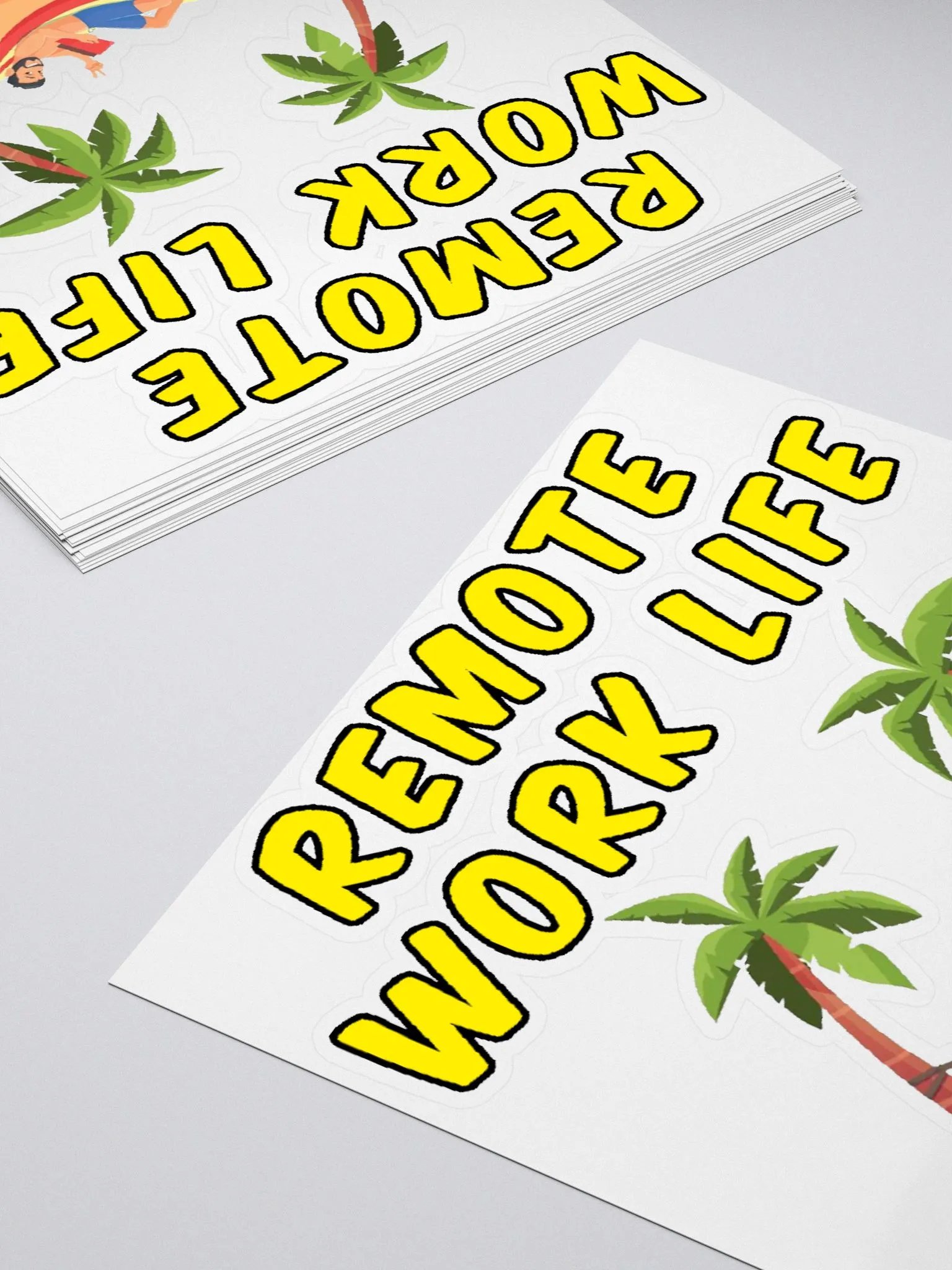 Remote Work Life Sticker product image (4)