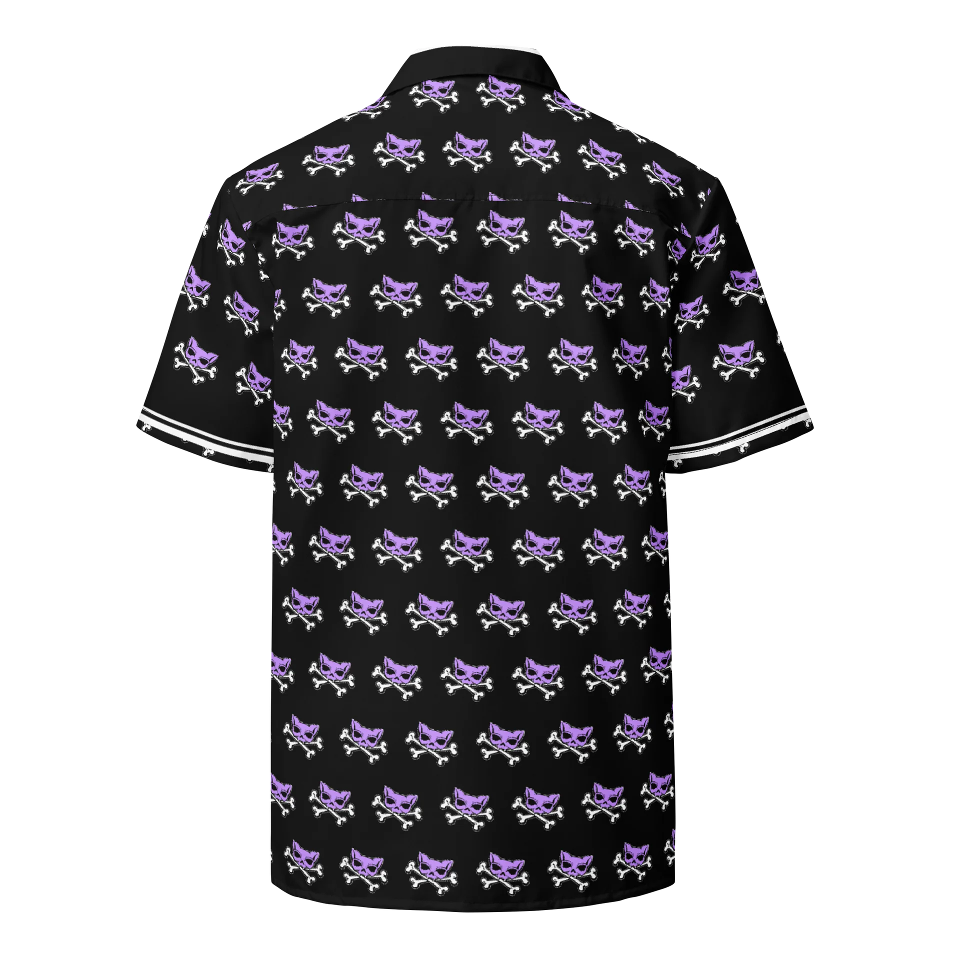 Purple and Blaque Katskull Bowlng Shirt product image (2)