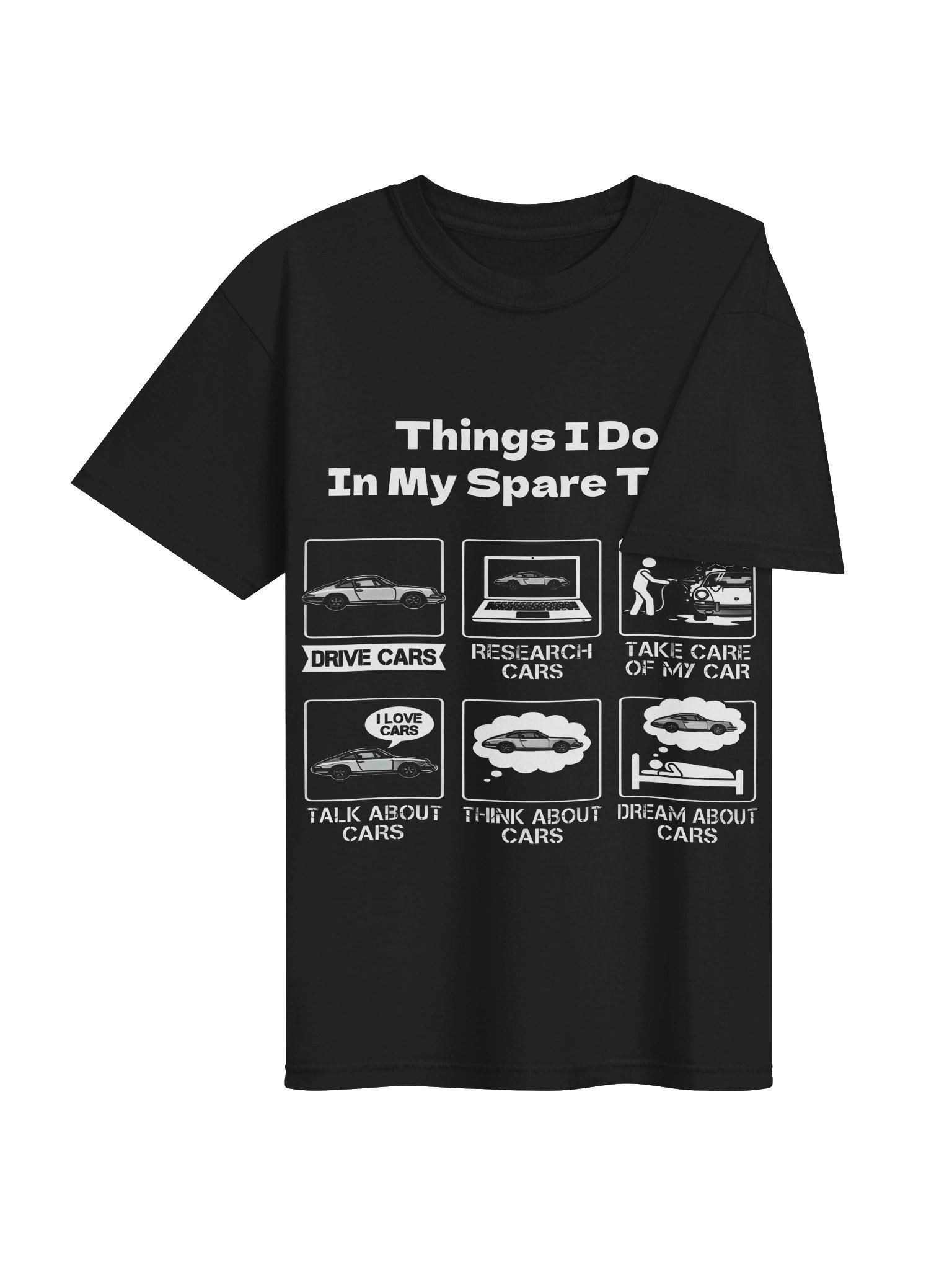 Things I Do In My Spare Time Car Lover Tee product image (18)