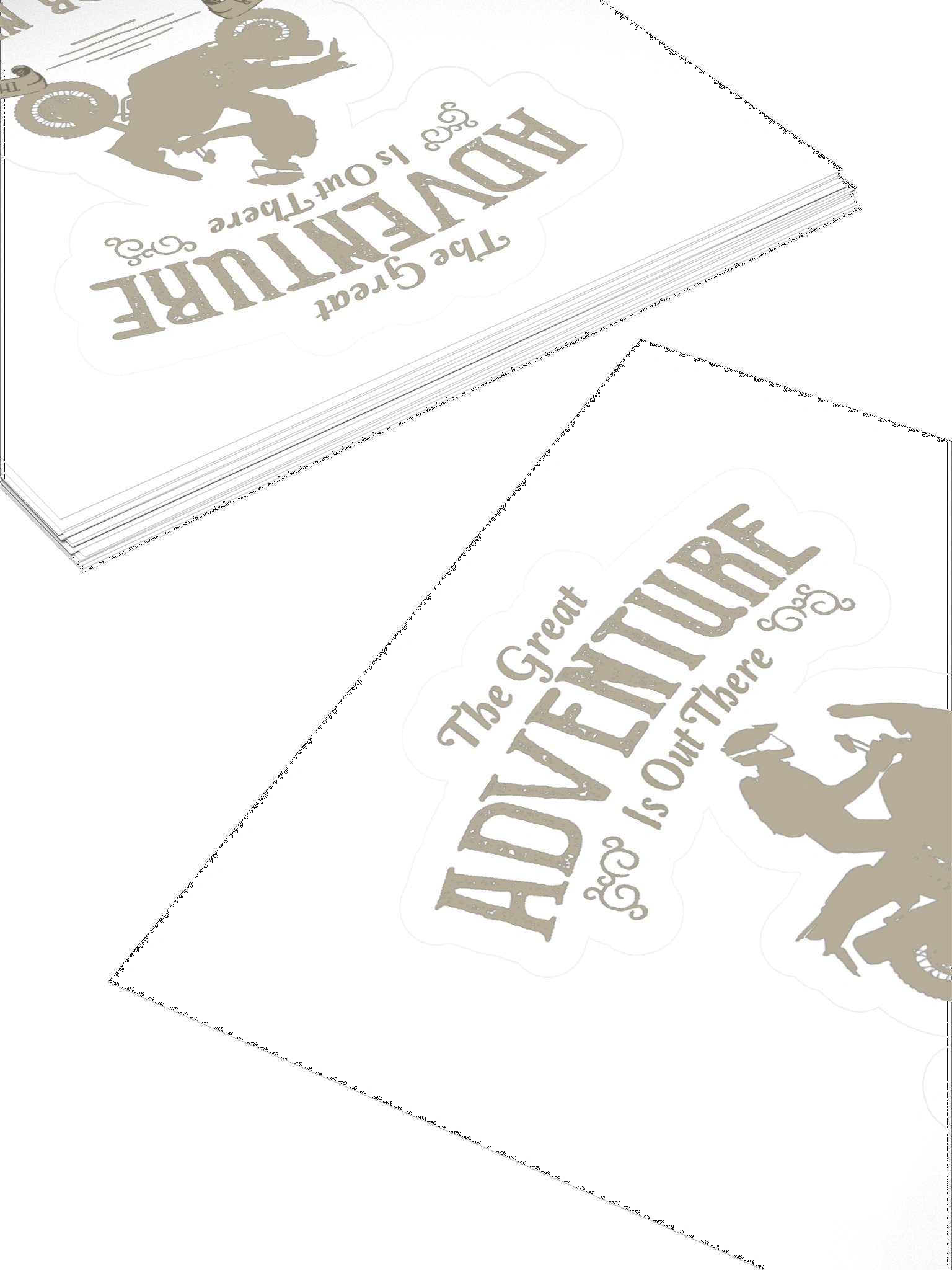The Great Adventure Is Out There | Motorcycle Sticker product image (4)