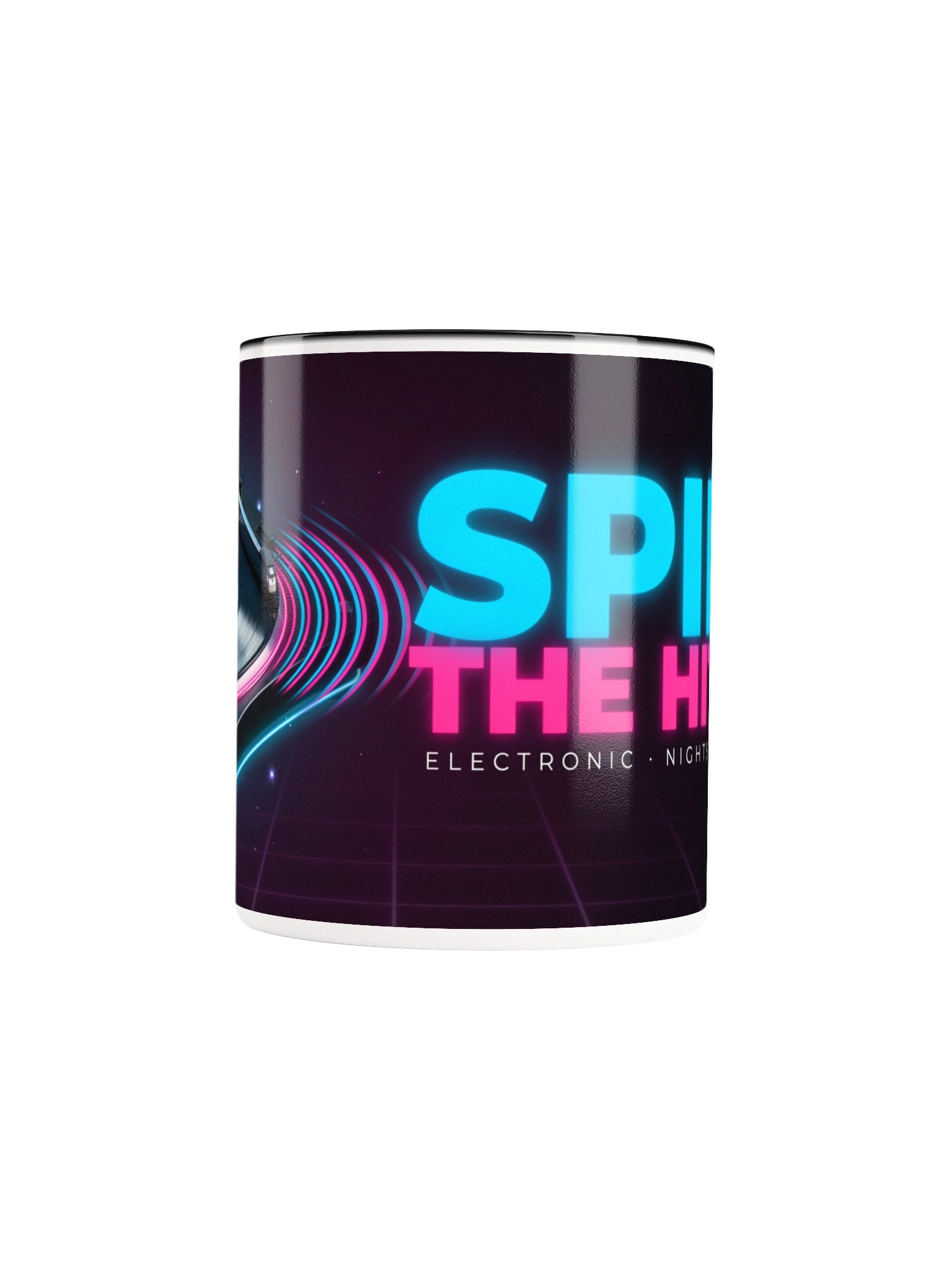 Spin the Hits Neon DJ Mug product image (6)