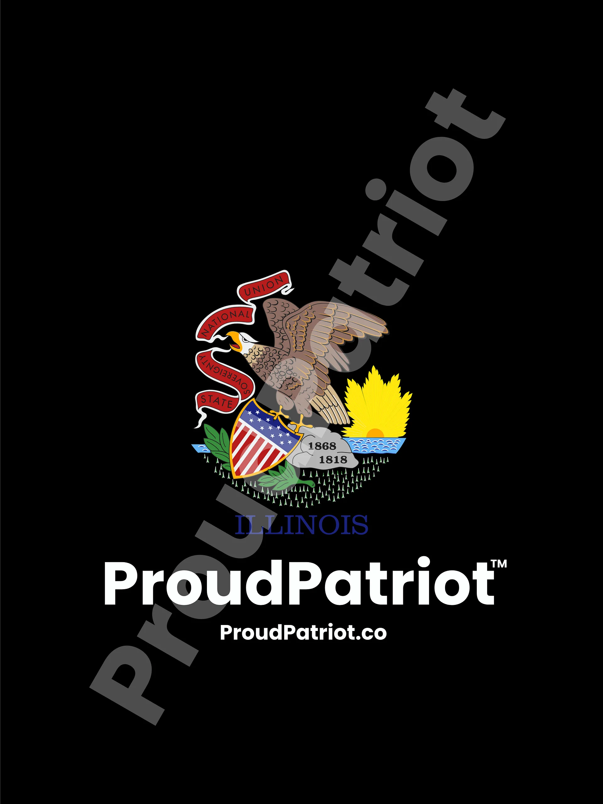Illinois Proud Screensaver Dark Mode product image (1)