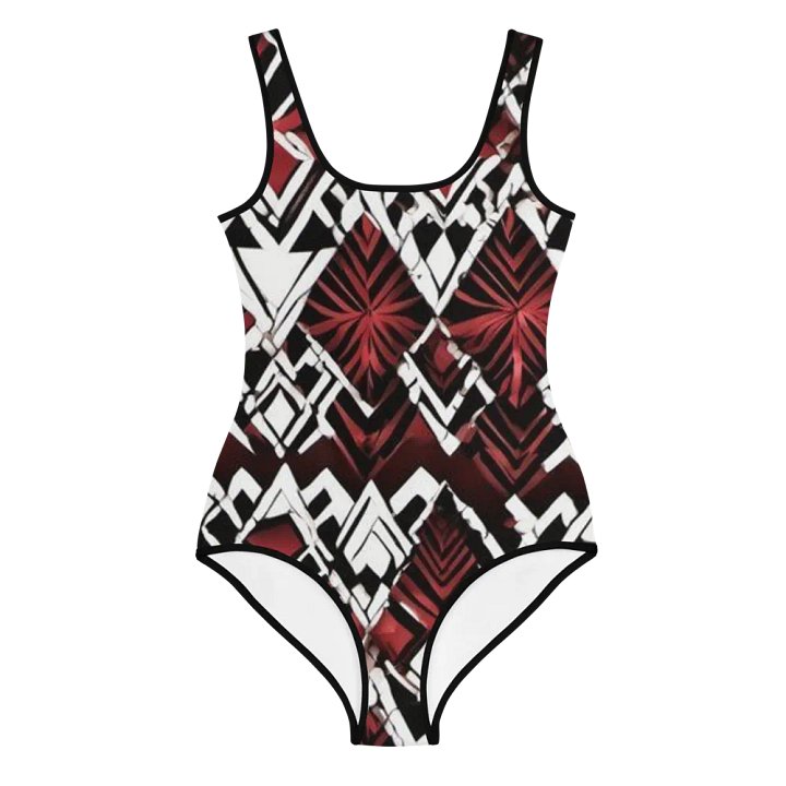 Dynamic Geometric Youth Swimsuit product image (1)