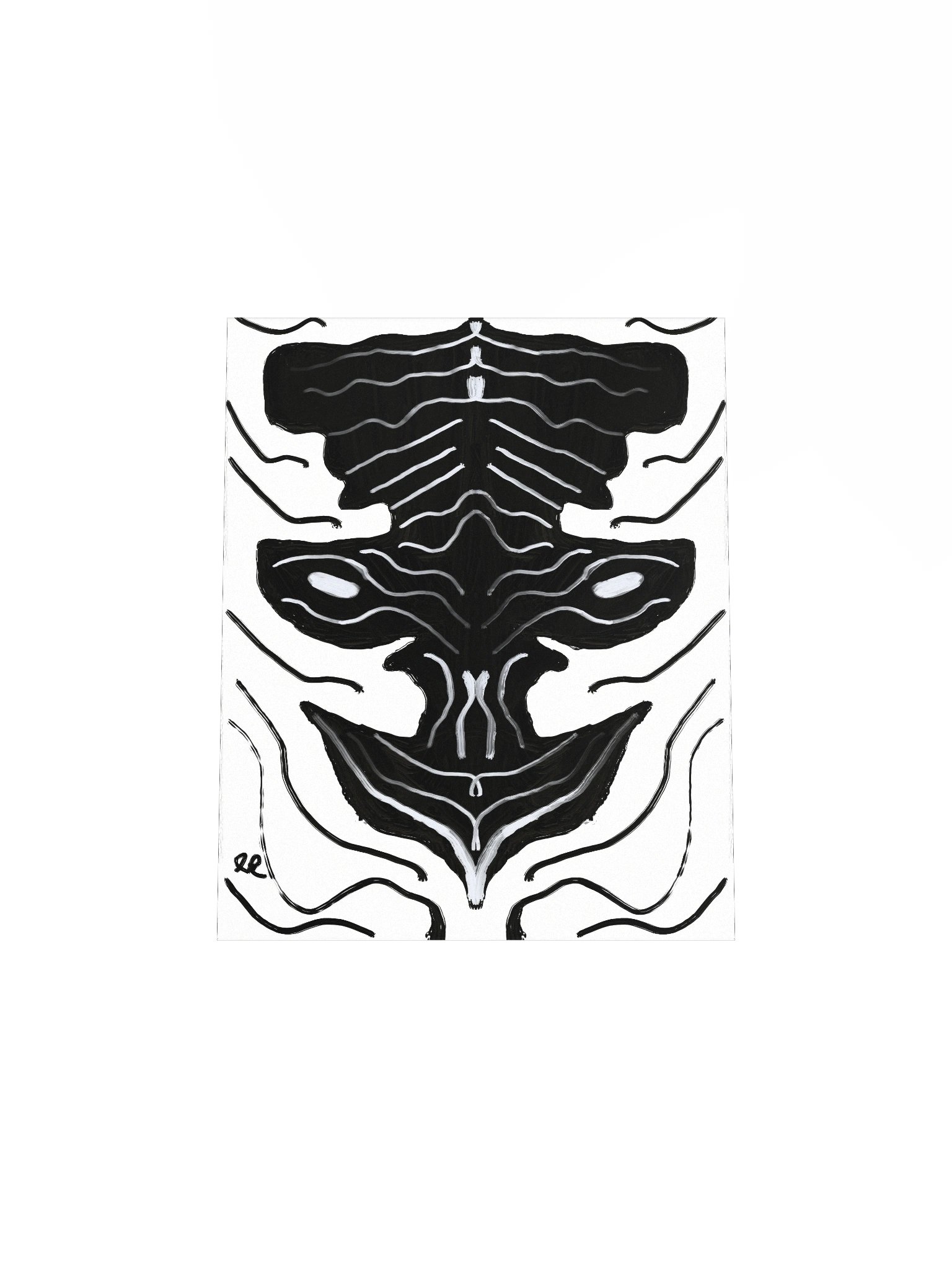 Grinning Darkness Matte Poster Print by Eric Ravenwolf product image (14)