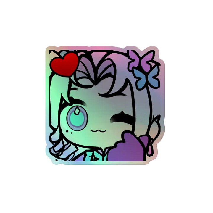 SPECIAL LIMITED EDITON DEBUT PIXIE EMOTE Holographic Die-cut Stickers product image (2)