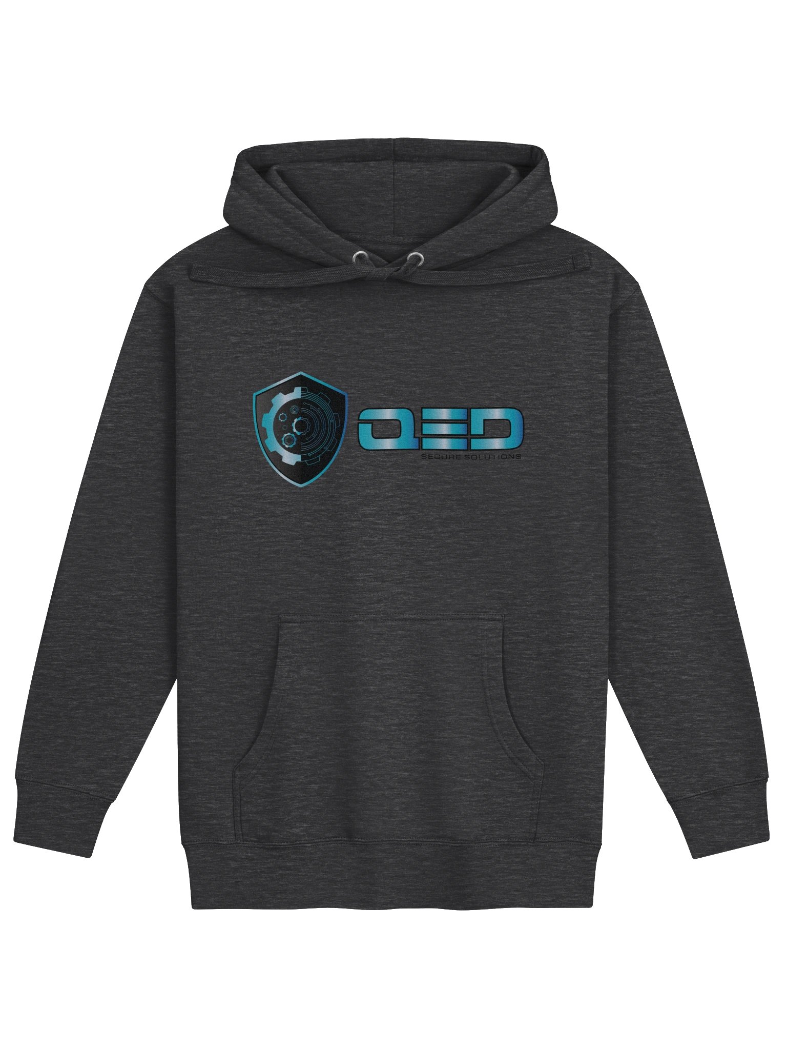 QED Grey Hoodie w/ Large Logo product image (1)
