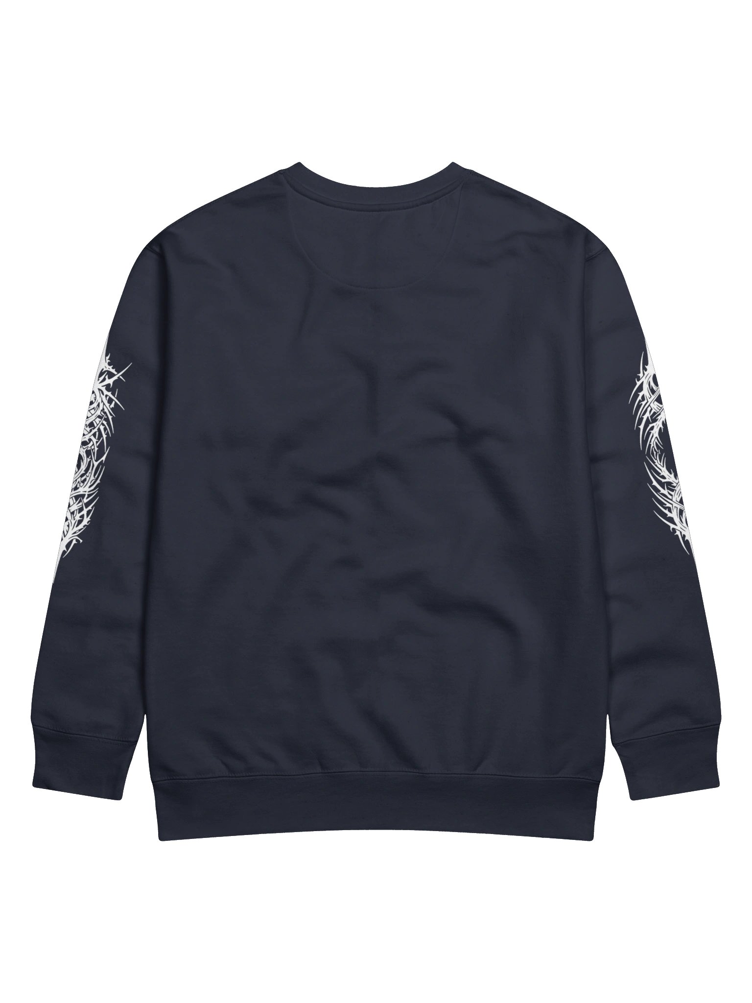 White sleepDistorted logo sweatshirt product image (4)
