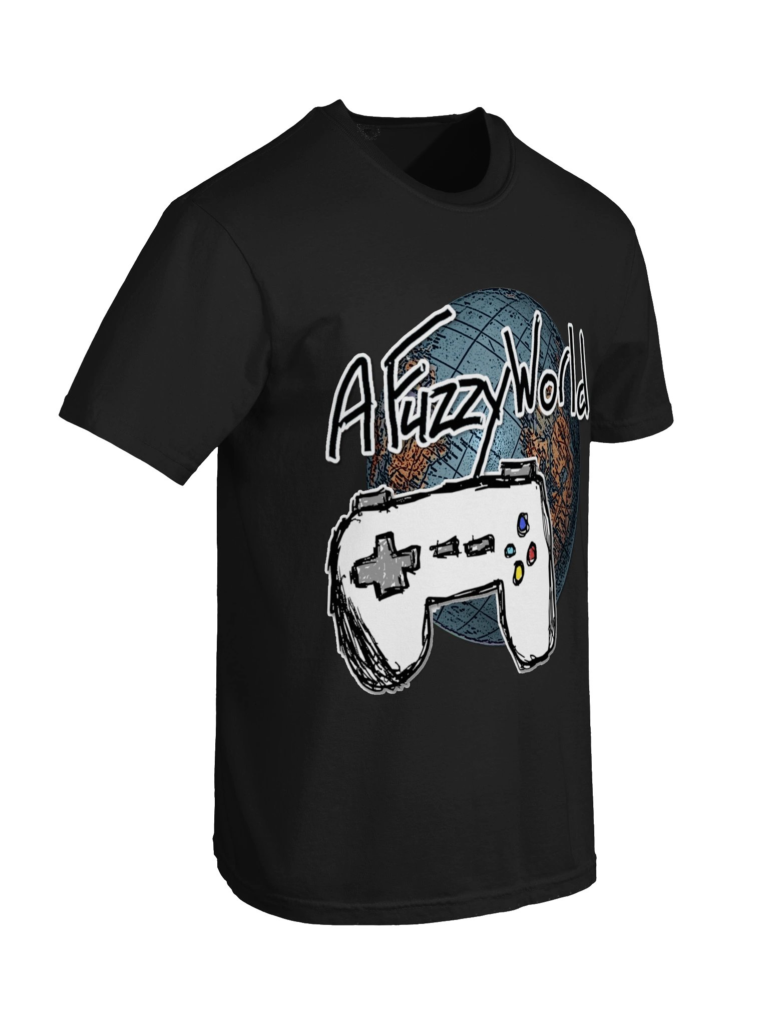 2026 A Fuzzy World Black Tee product image (6)