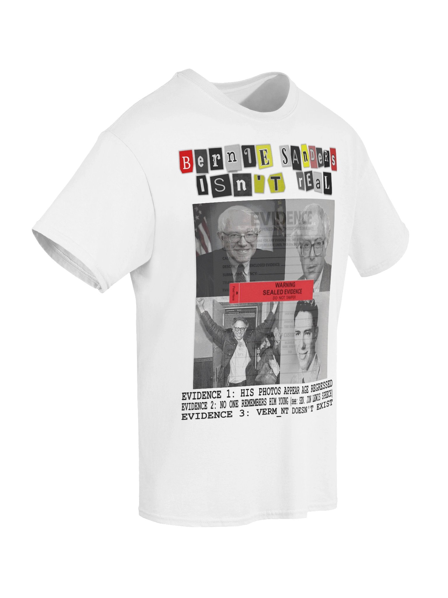 HE ISN'T REAL! (white) — T-SHIRT product image (6)