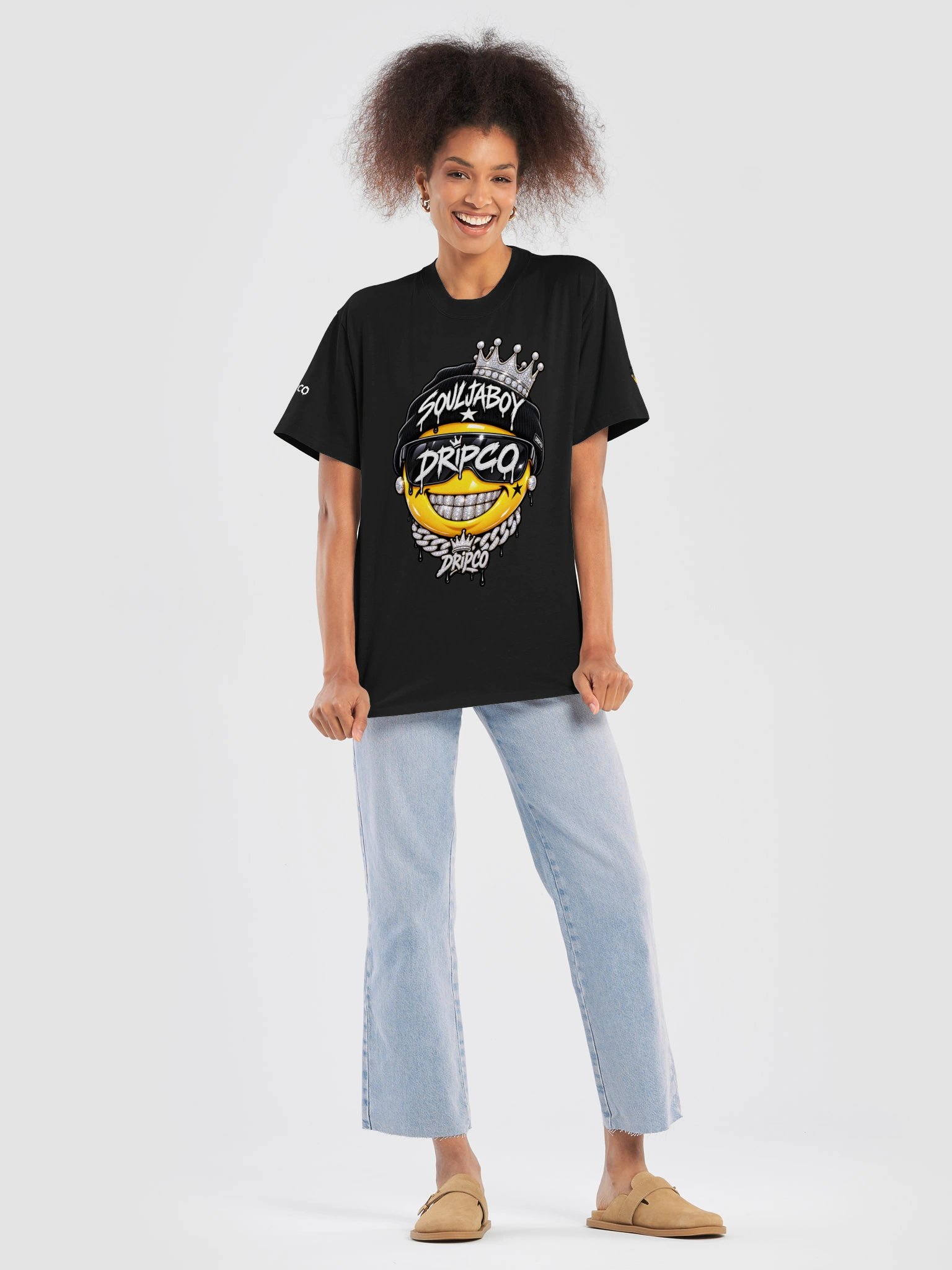 SouljaBoy Drip Smiley Oversized Tee product image (31)