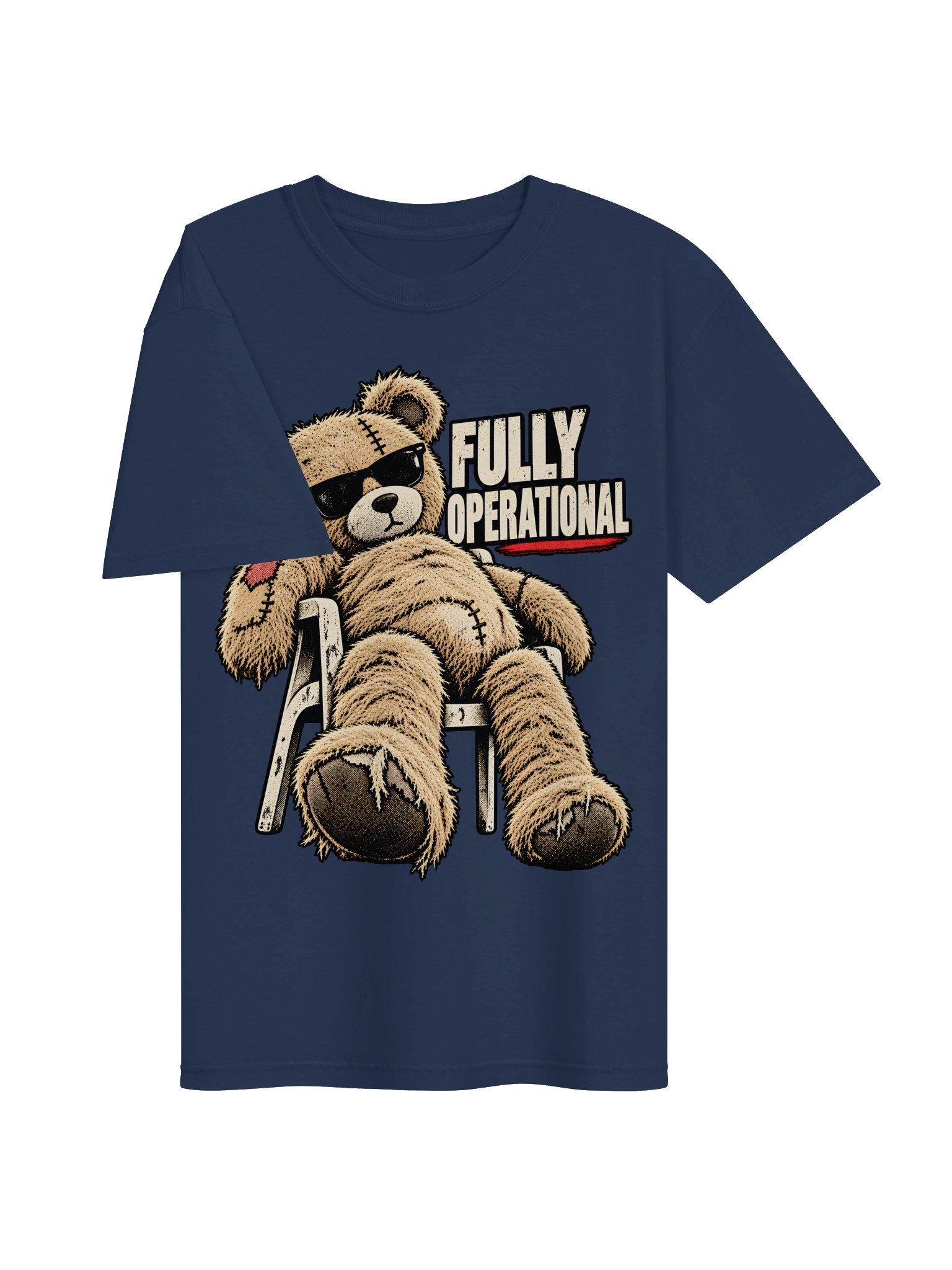 Teddy Bear Fully Operational Heavyweight Graphic Heavyweight Vintage Graphic Tee product image (16)