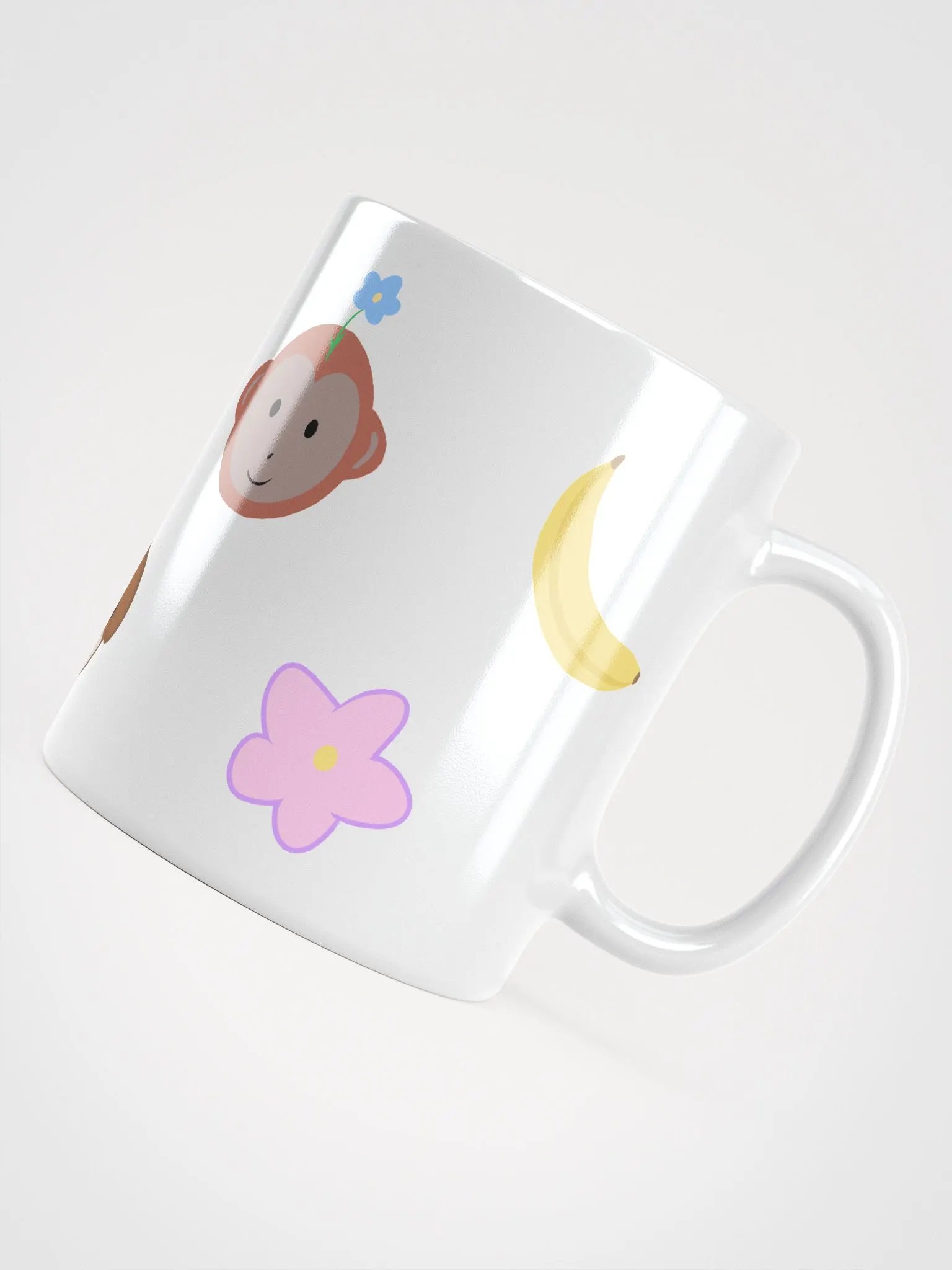 Silly white mug for beverages and such product image (4)