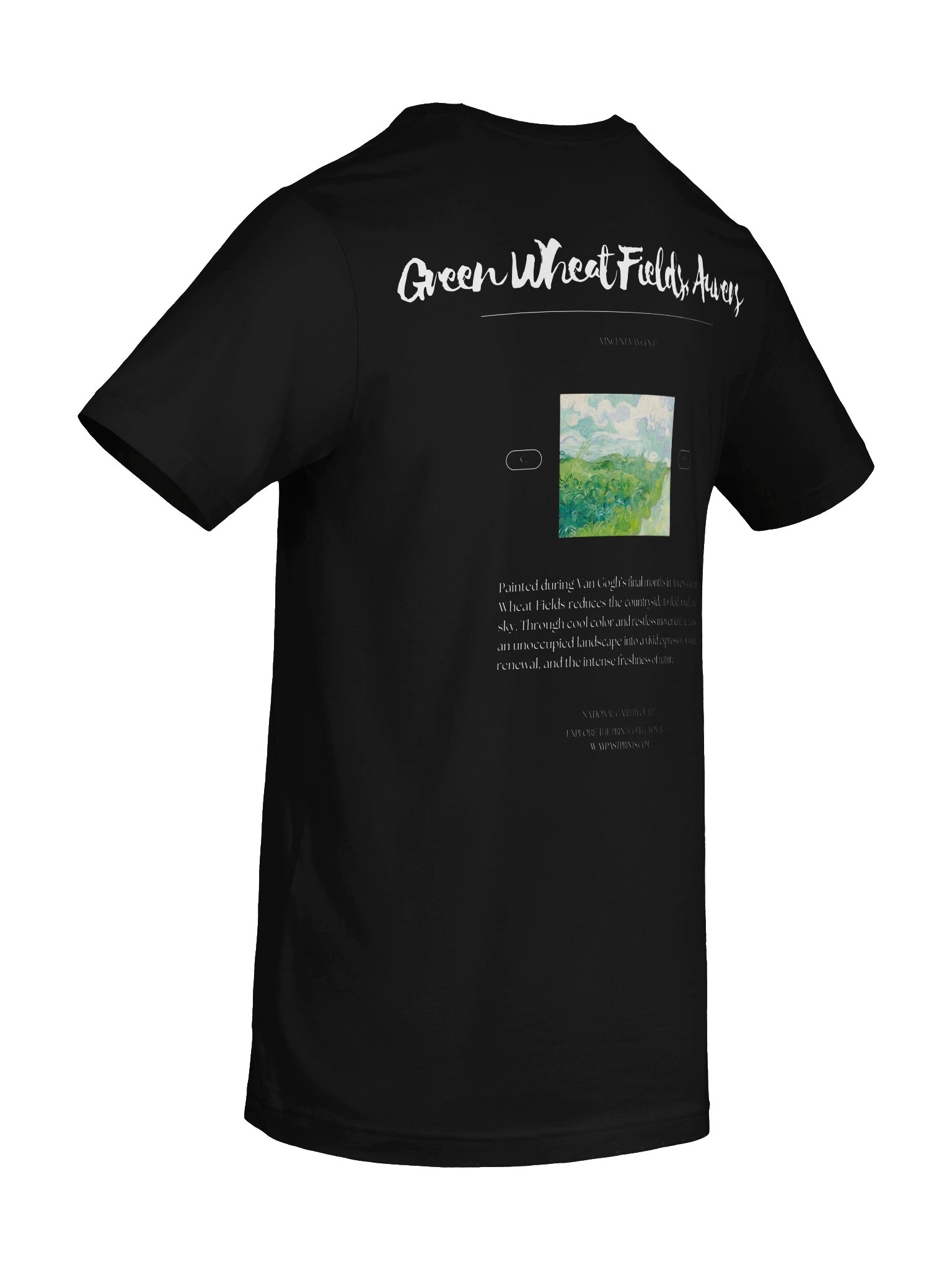 Green Wheat Fields, Auvers (Vincent van Gogh) T-Shirt product image (8)