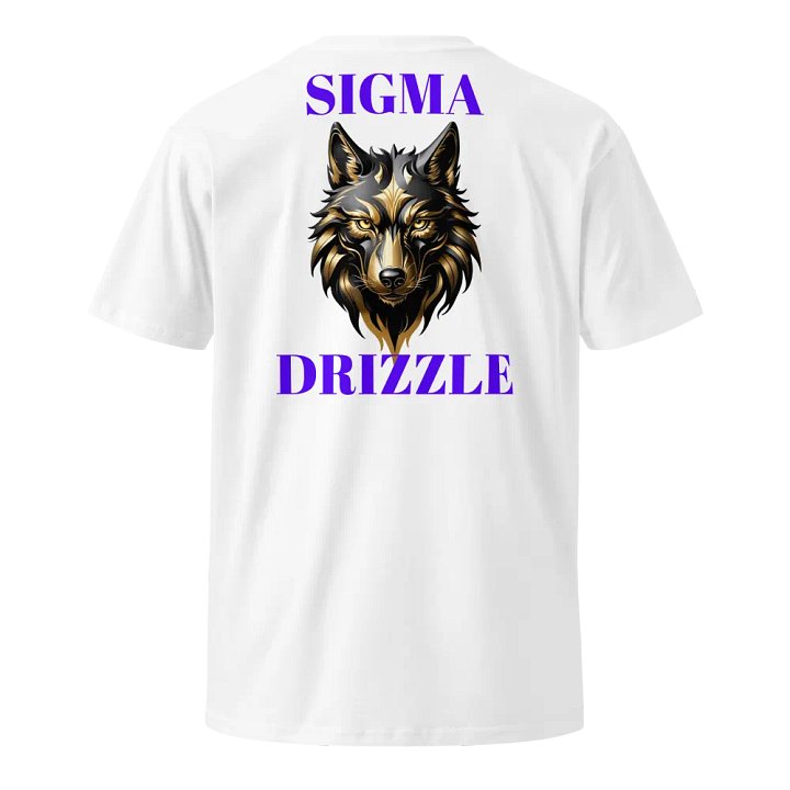 SIGMA WOLF DRIZZLE (PURPLE LETTERS) TEE Unisex Premium T-Shirt product image (1)