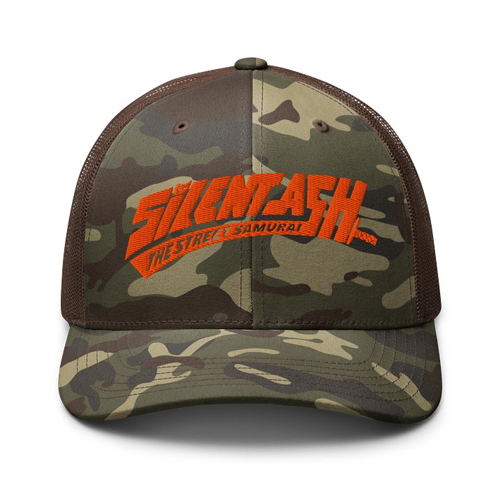 Silent Ash Logo Camo Trucker Hat product image (1)