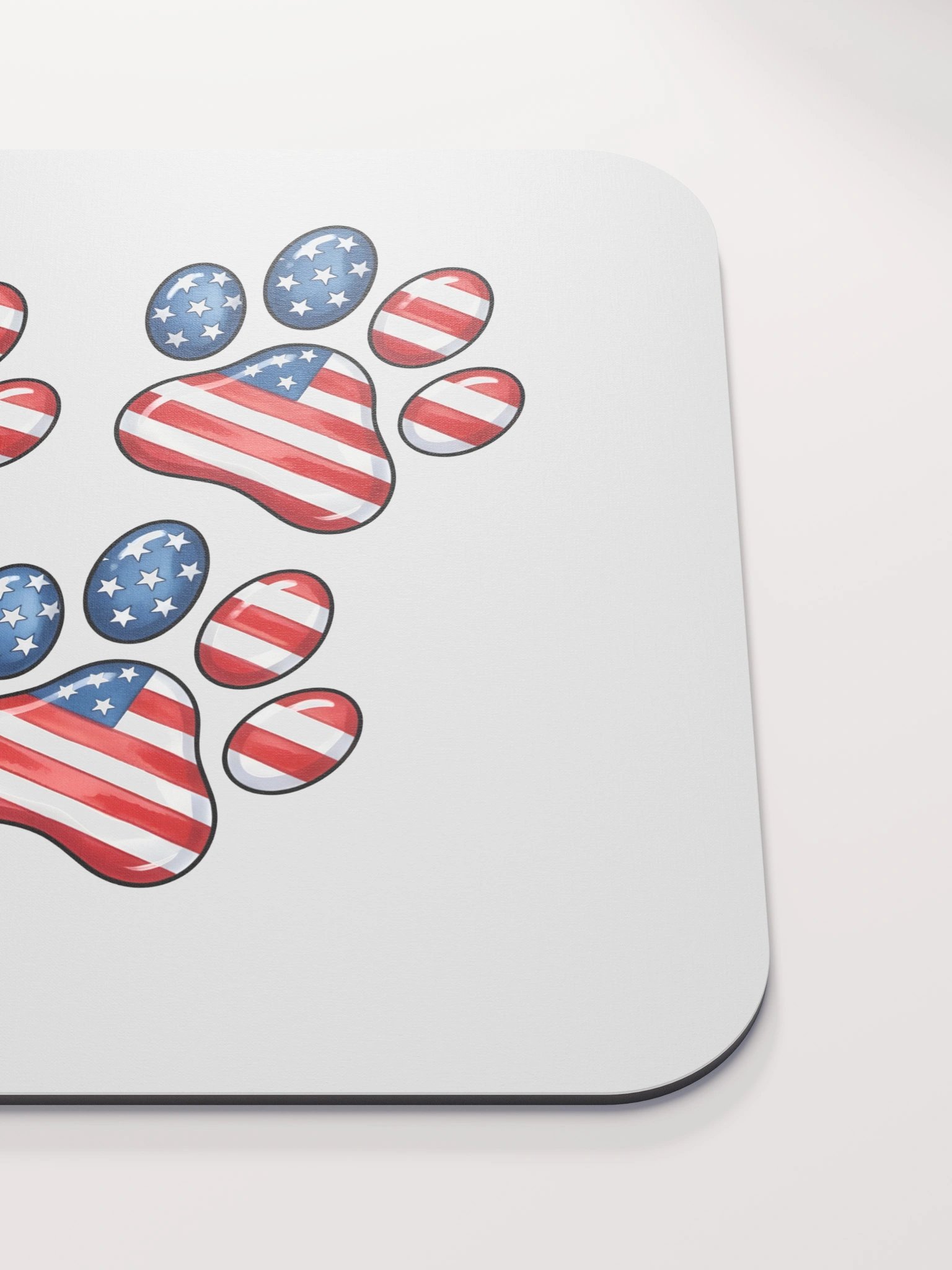 Patriotic Paw Prints Mousepad product image (5)