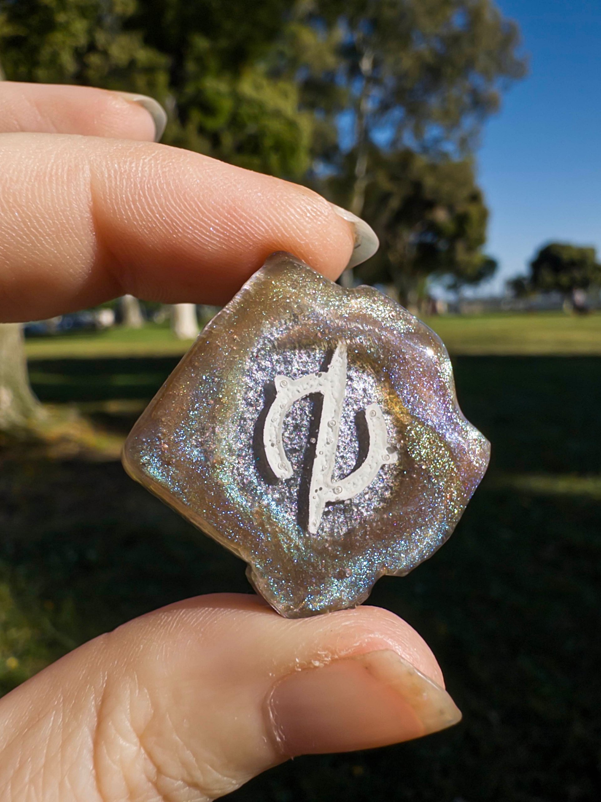 Nebula Swirl Gunbreaker Job Stone - Ready to Ship product image (1)