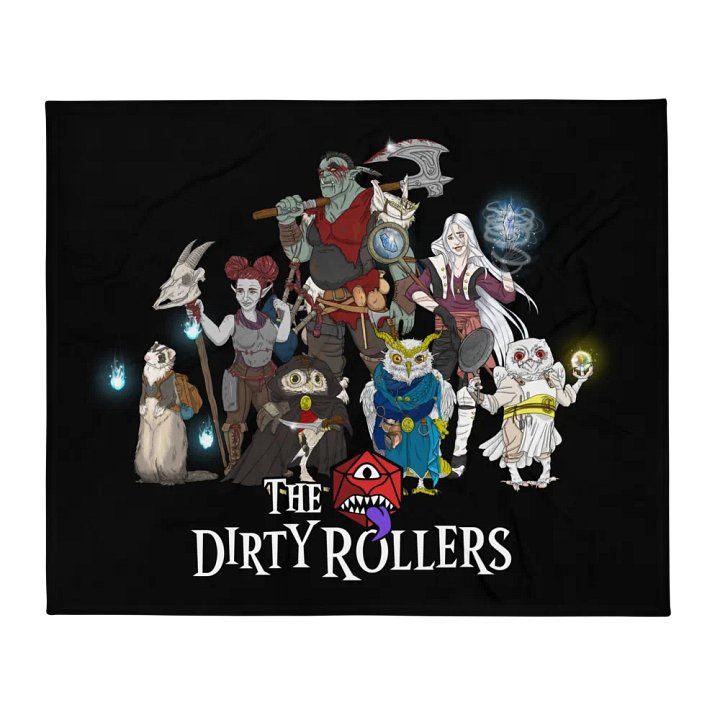 The Dirty Rollers Kerfuckles Throw Blanket product image (2)